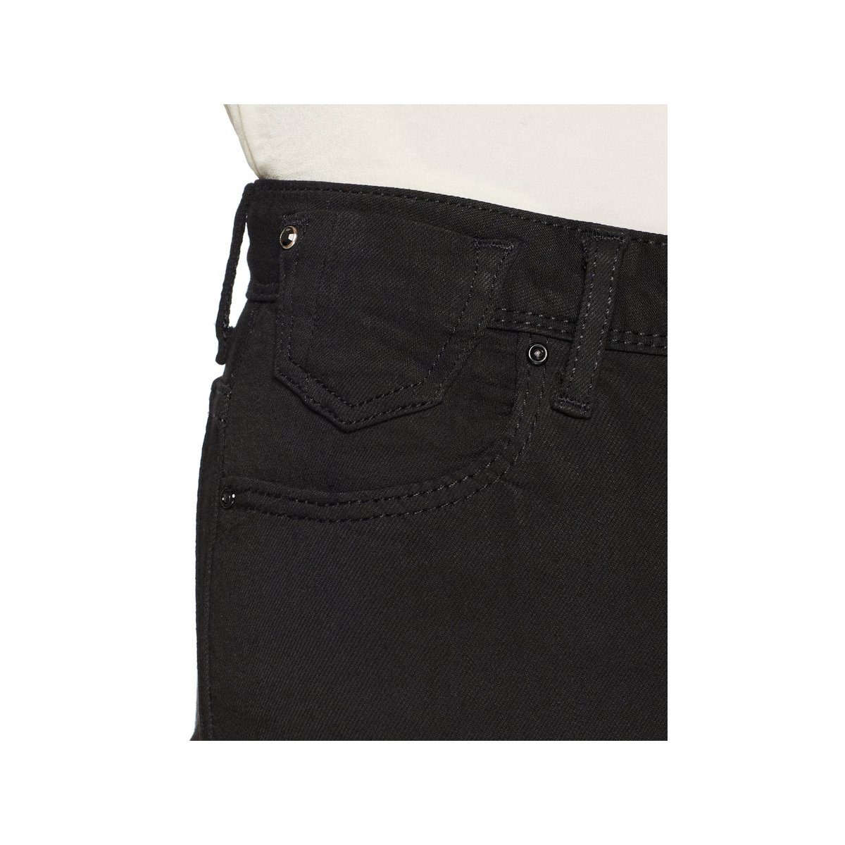 schwarz 5-Pocket-Jeans ONLY (1-tlg) regular