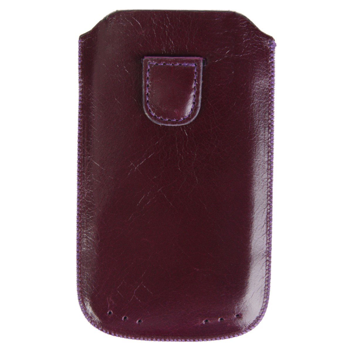 Samsonite Handyhülle Leder Universal Pouch Tasche Toledo Lila M, hochwertige Schutz-Hülle, Lift-Funktion, Etui für klassisches Handy