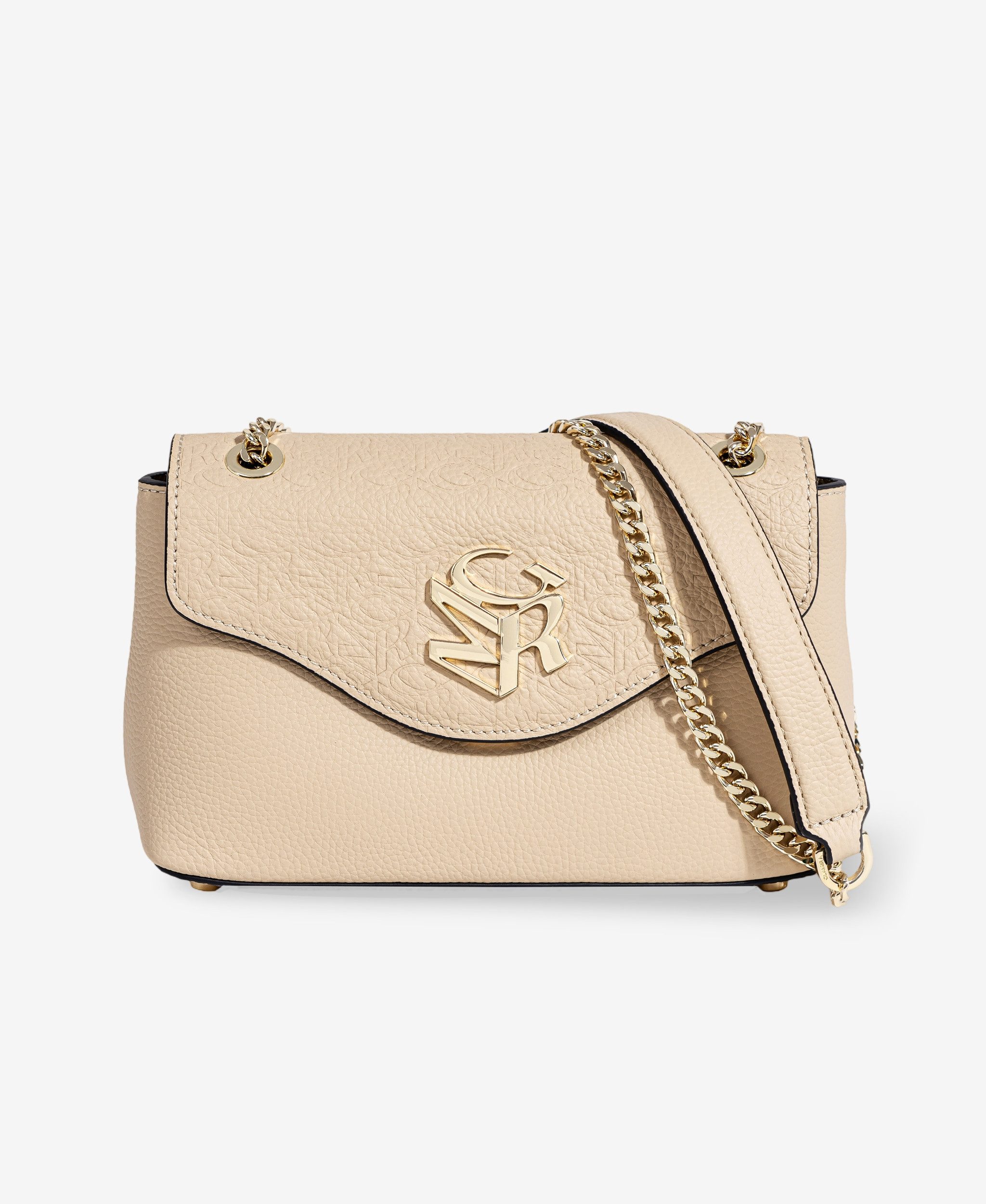 GLAMIRA Handtasche GoAnywhere Beige Umhängetasche (1-tlg), echt Leder