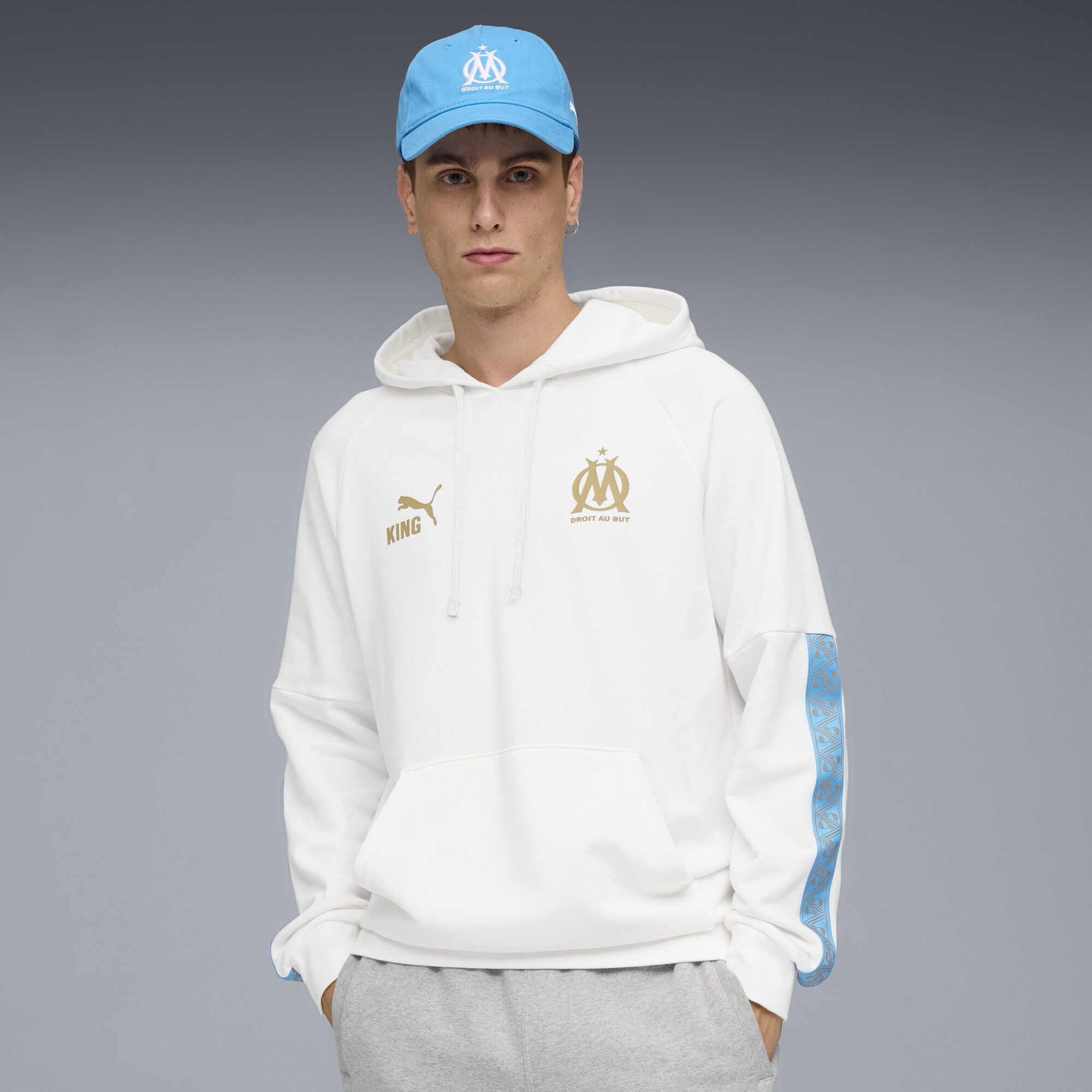 PUMA Hoodie Olympique de Marseille KING Hoodie Herren