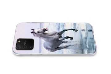 MuchoWow Handyhülle Pferde - Luft - Meer, Phone Case, Handyhülle Samsung Galaxy S10 Lite, Silikon, Schutzhülle