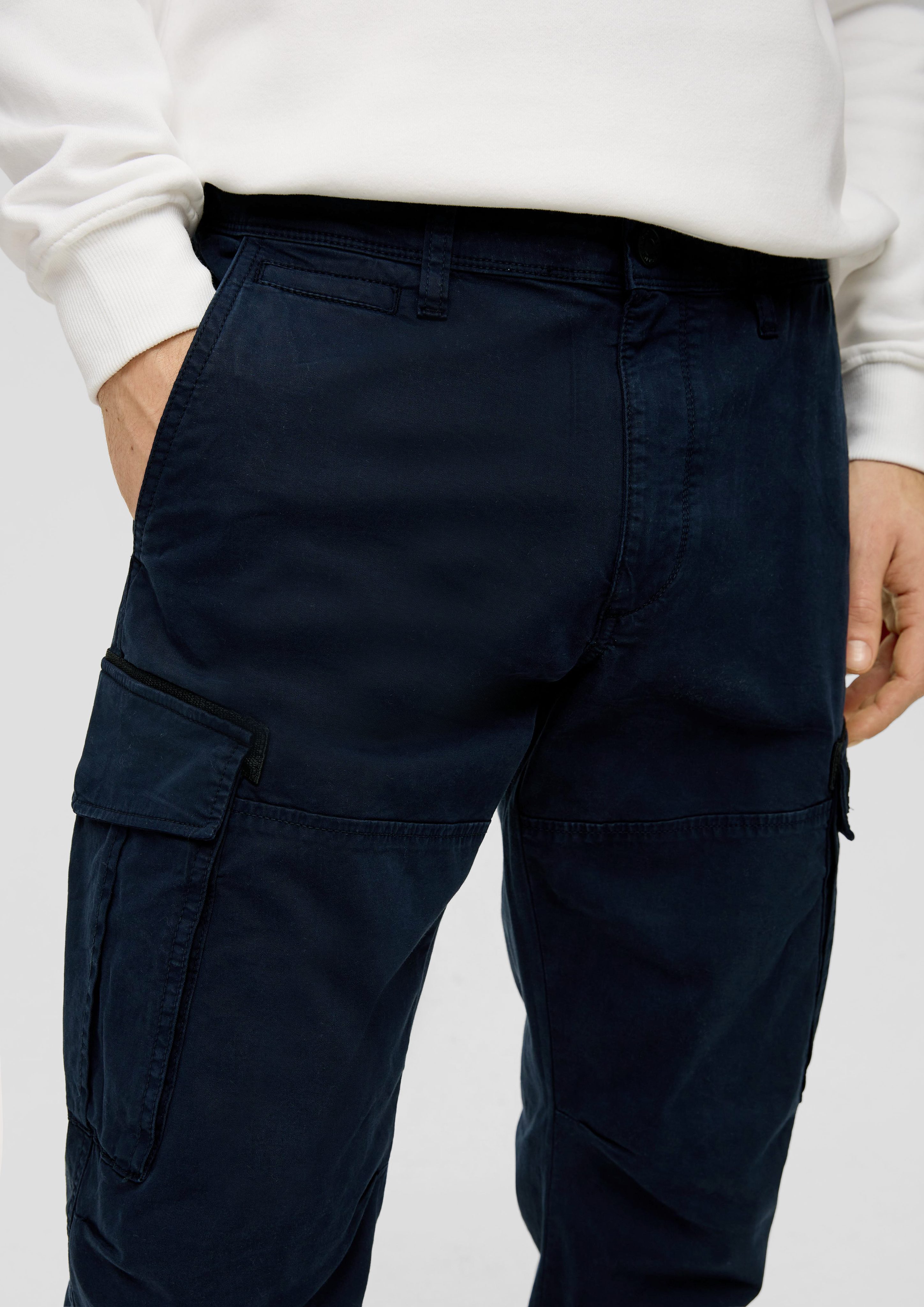 s.Oliver Stoffhose Cargohose mit Garment Dye günstig online kaufen