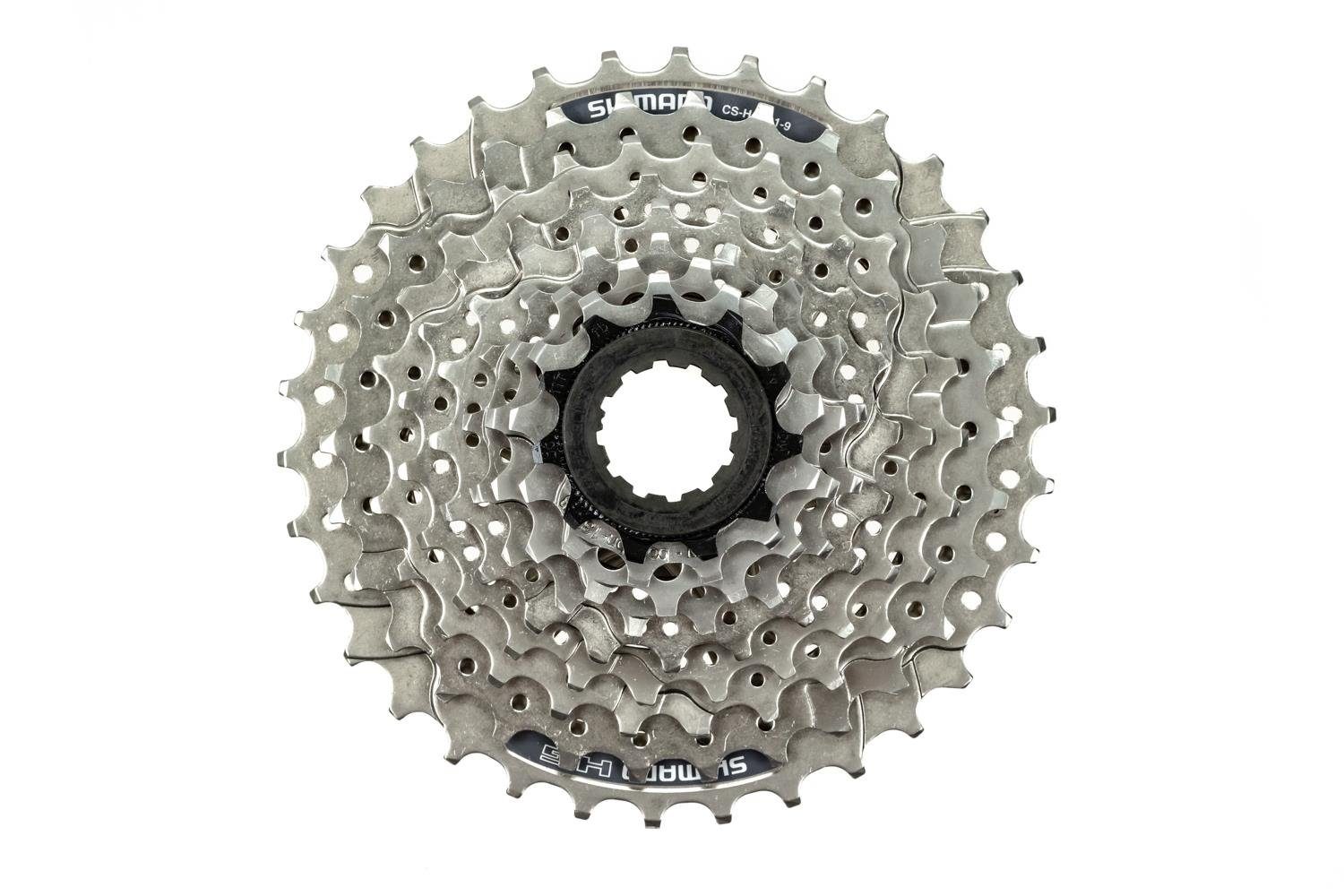 Shimano Zahnkranz SHIMANO Kassette 9 fach CS-HG201-9 Zahnkranz Ritzel 11-34 Hyperglide
