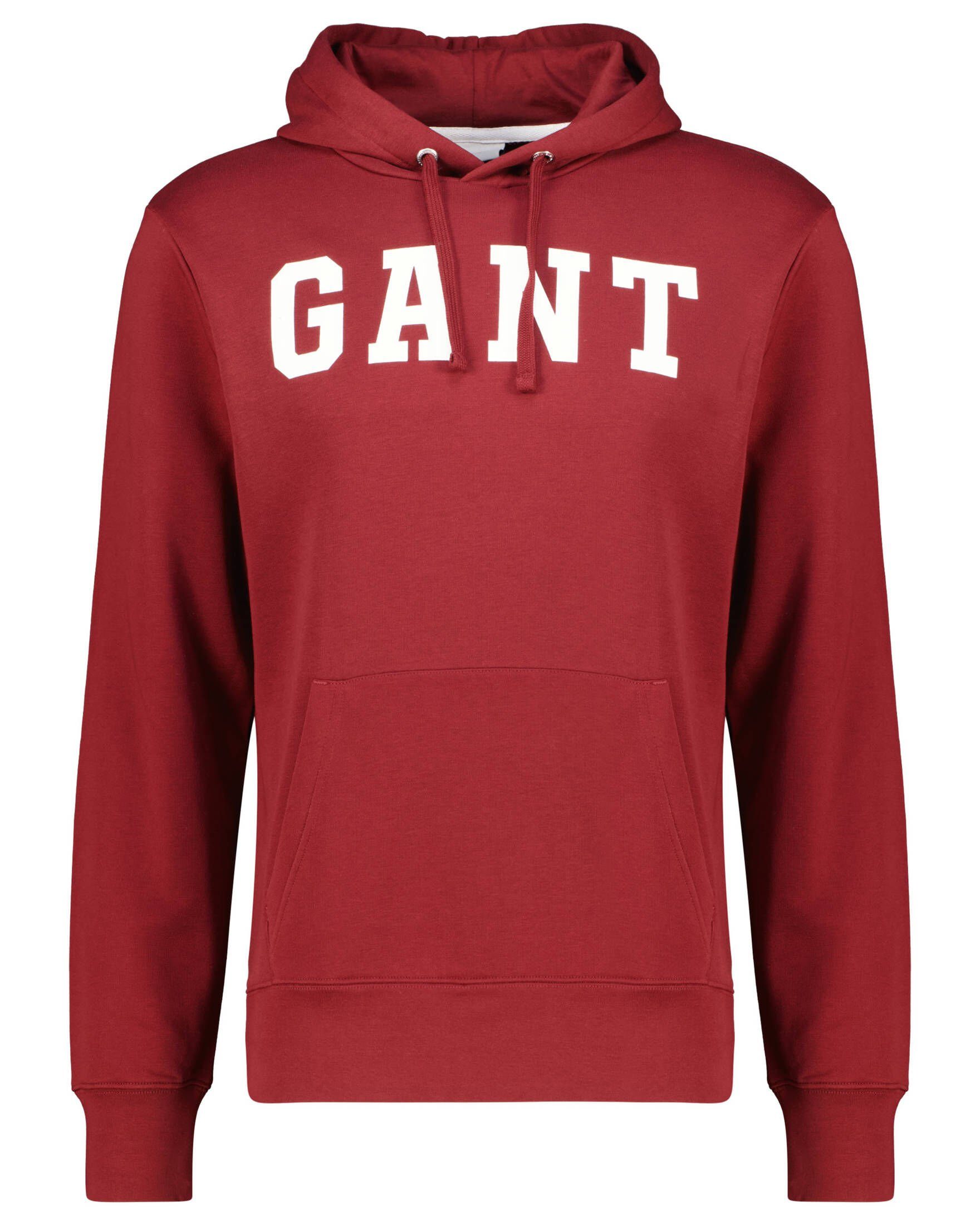 Sweatshirt HOODIE plum Herren SWEAT Hoodie LOGO (1-tlg) Gant (65)