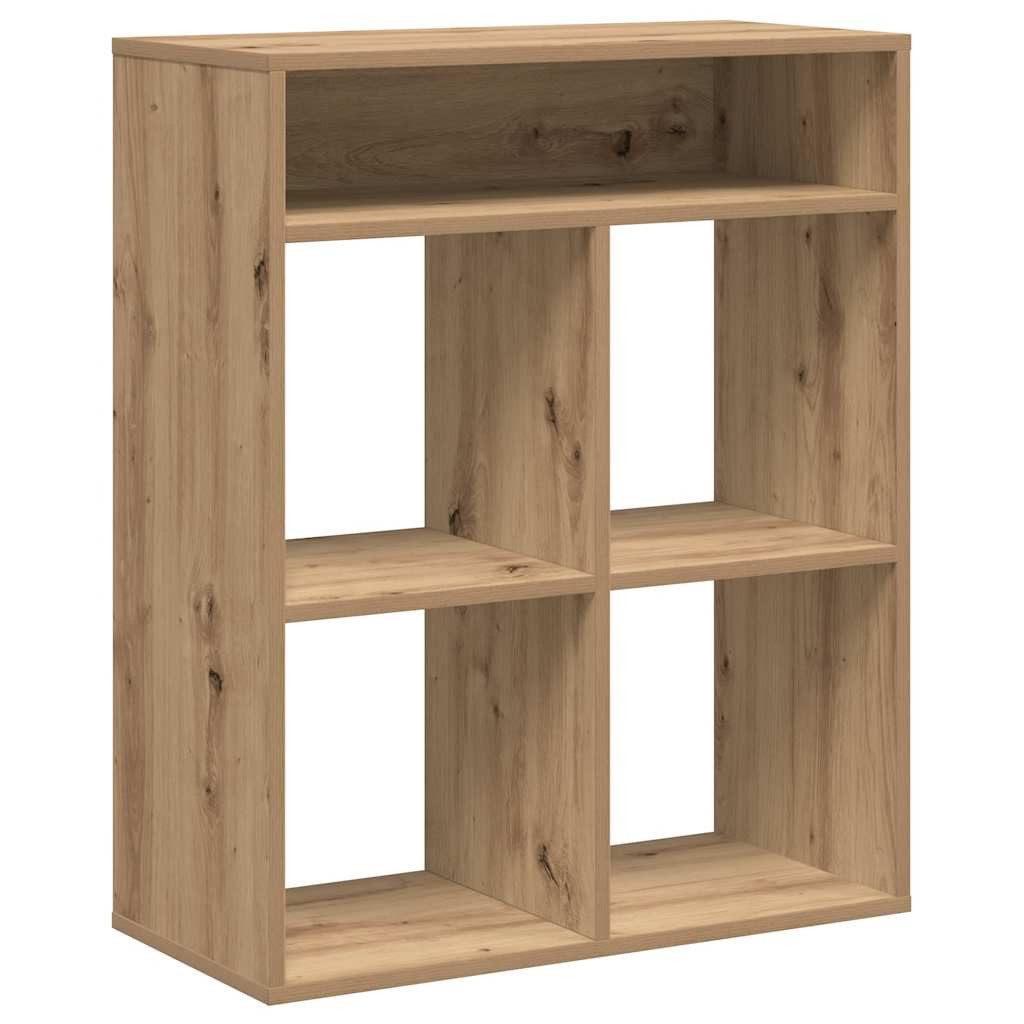 vidaXL Bücherregal Bücherregal Artisan-Eiche 66x31x80 cm günstig online kaufen