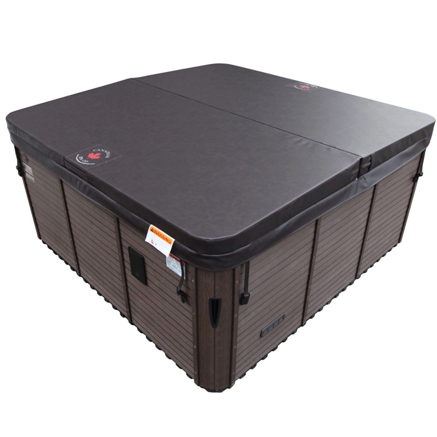 Canadian Spa GmbH Whirlpool Niagara UV, Aufstellbecken, 228 cm x 228 cm, für 7 Personen, Inkl. UV & Ozon