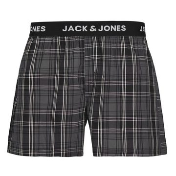 Jack & Jones Boxershorts Herren Web-Boxershorts, 3er Pack - JACJAMES WOVEN