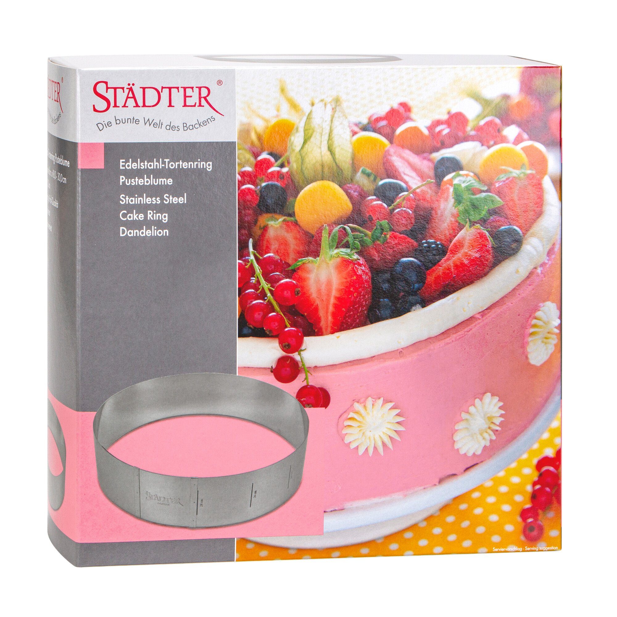 STÄDTER Backform Städter, Tortenring verstellbar, (1-tlg)