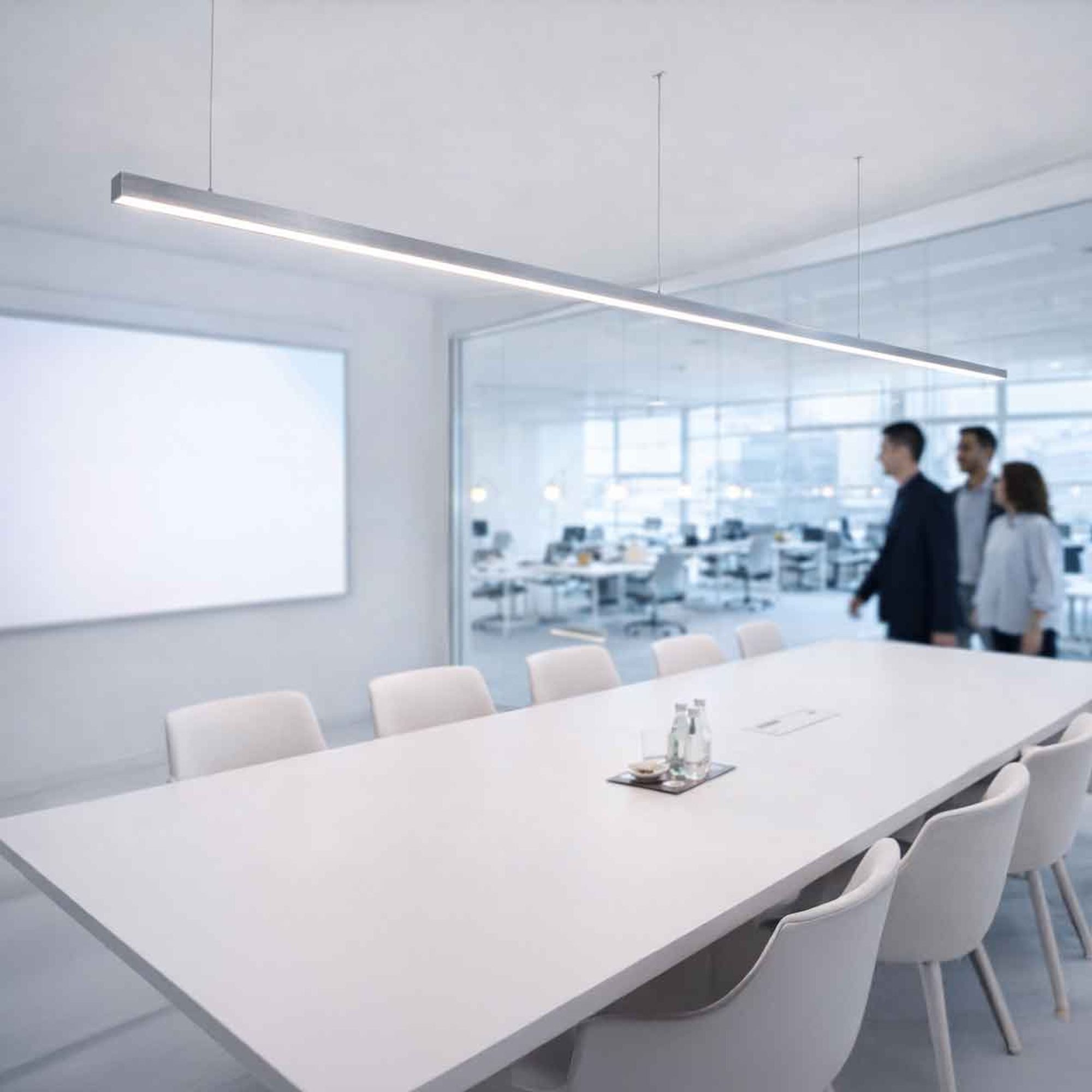 s.luce Pendelleuchte Oris LED-Linienlampe Büro-Pendellampe XL nach Maß 4000K Weiß, Neutralweiß