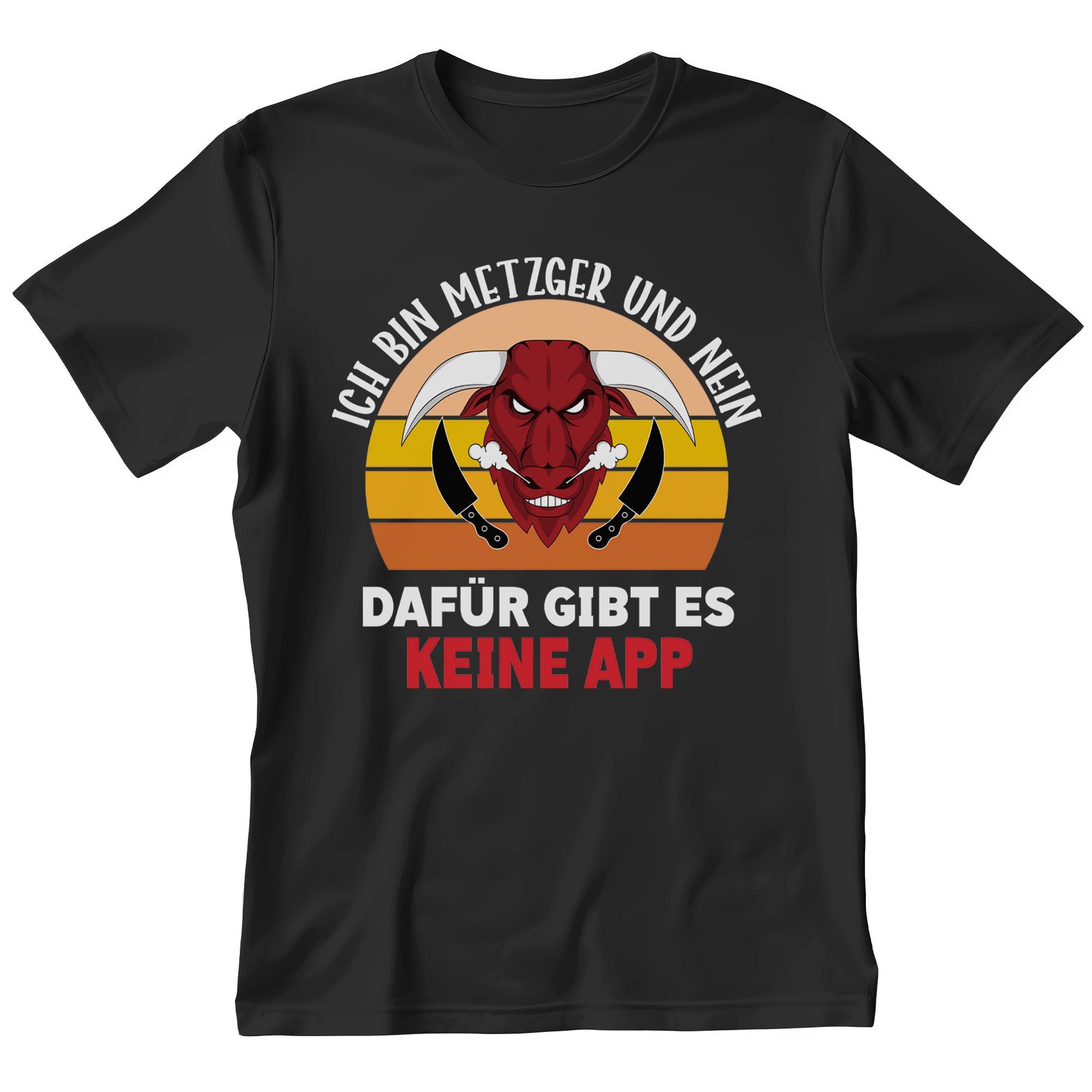 T-Shirt Metzger Geschenk Männer Spruch Beruf Abschluss