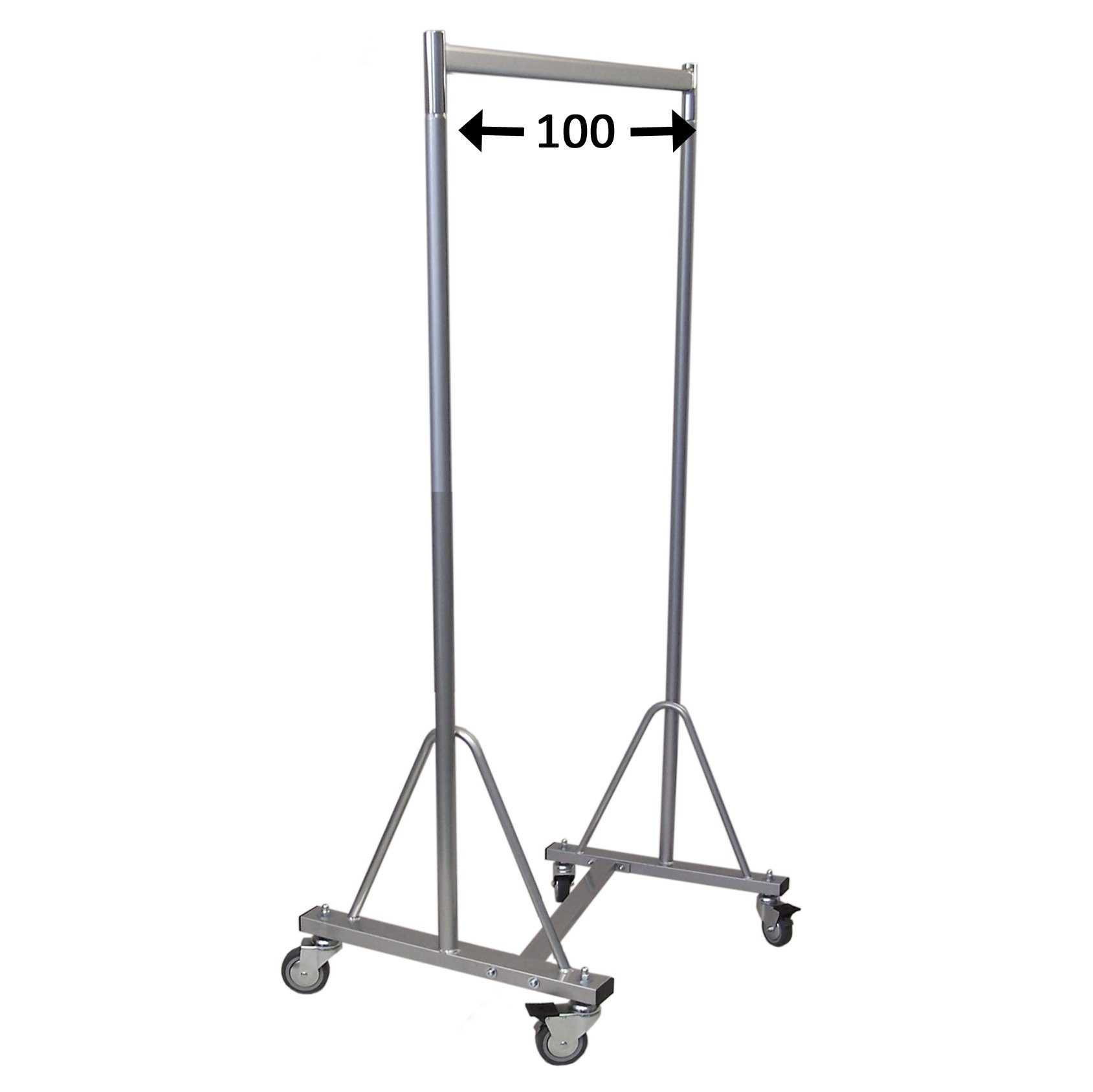GERSO Kleiderständer Stabiler Profi Kleiderständer auf Rollen 160kg verchro günstig online kaufen