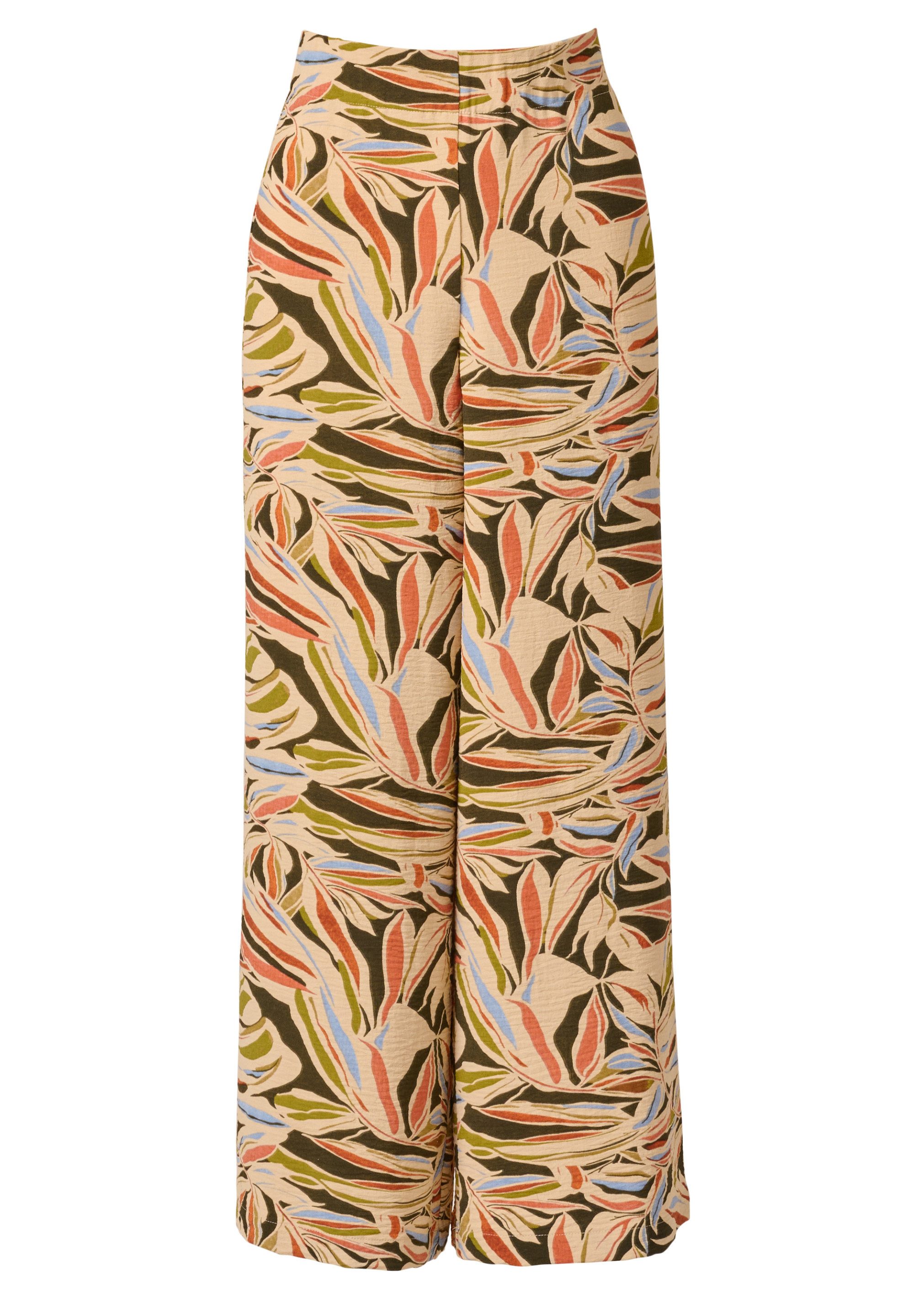 Adrianna Papell Stoffhose Pull On Pant Fließende, bedruckte Hose mit weitem Bein