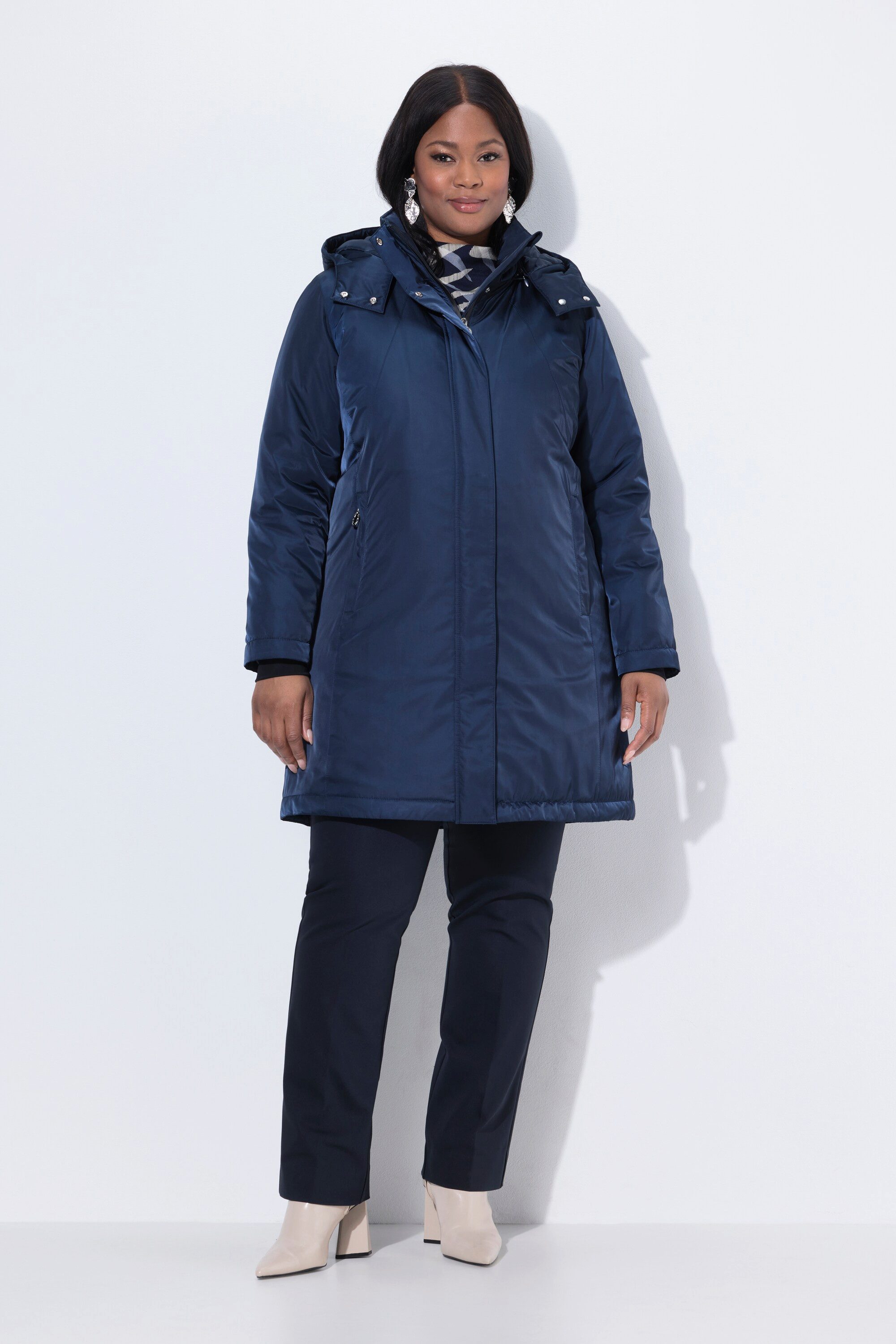 Ulla Popken Funktionsjacke HYPRAR Sympatex-Jacke wasserdicht Zipptaschen günstig online kaufen