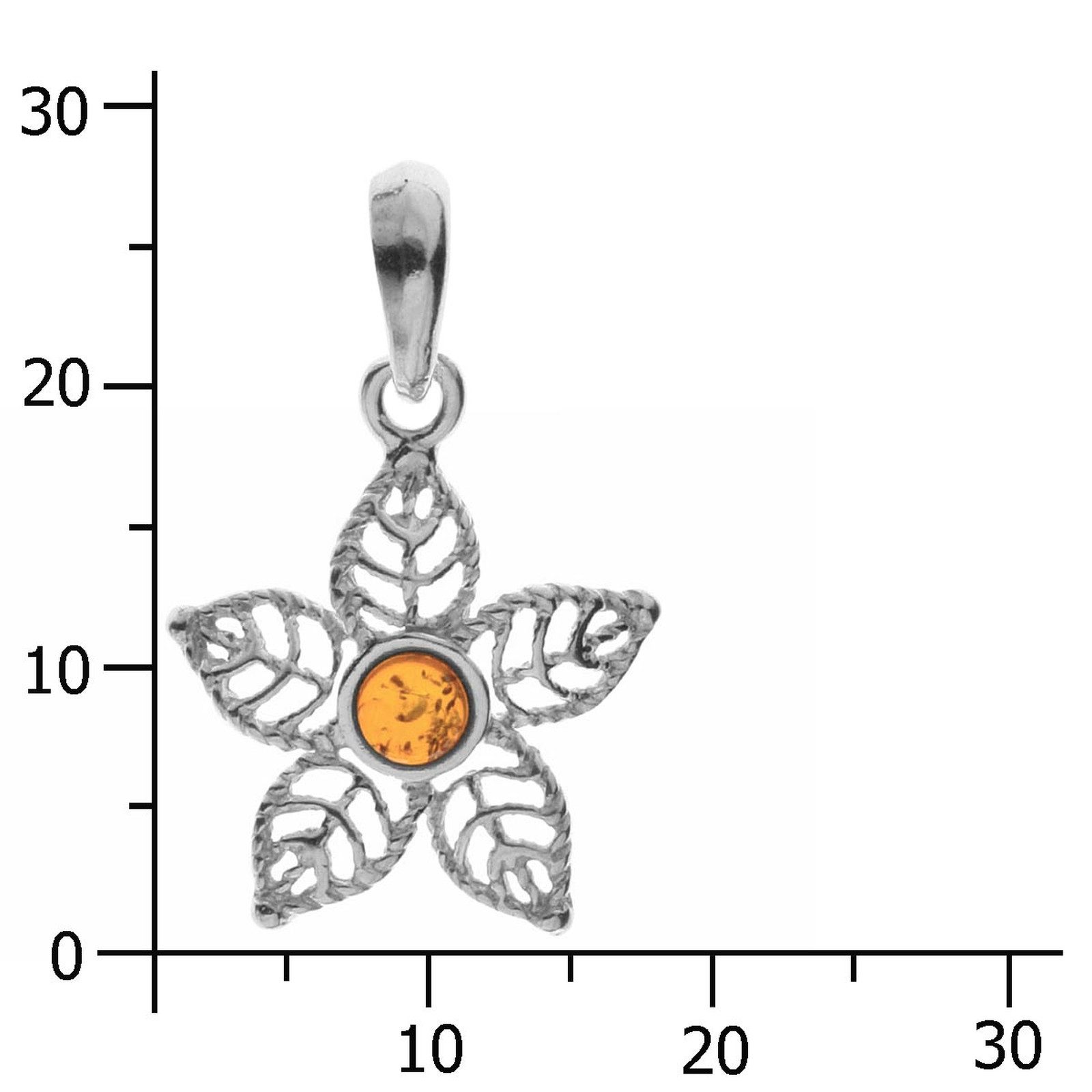 OSTSEE-SCHMUCK Kettenanhänger Ostsee-Schmuck Anhänger Blüte Anhänger Blüte günstig online kaufen