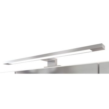 Lomadox Spiegelschrank VIDAGO-03 3D- 120 cm breit in graphit mit LED Beleuchtung, B/H/T: 120/64/20 cm