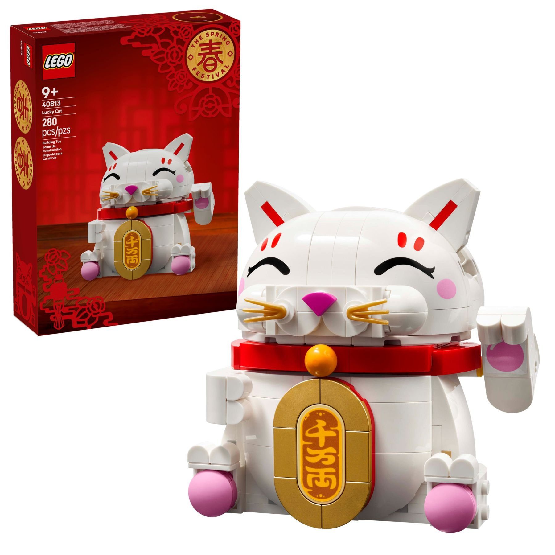 Seasonal - Glückskatze Lucky Cat (LEGO 40813) Konstruktions-Spielset