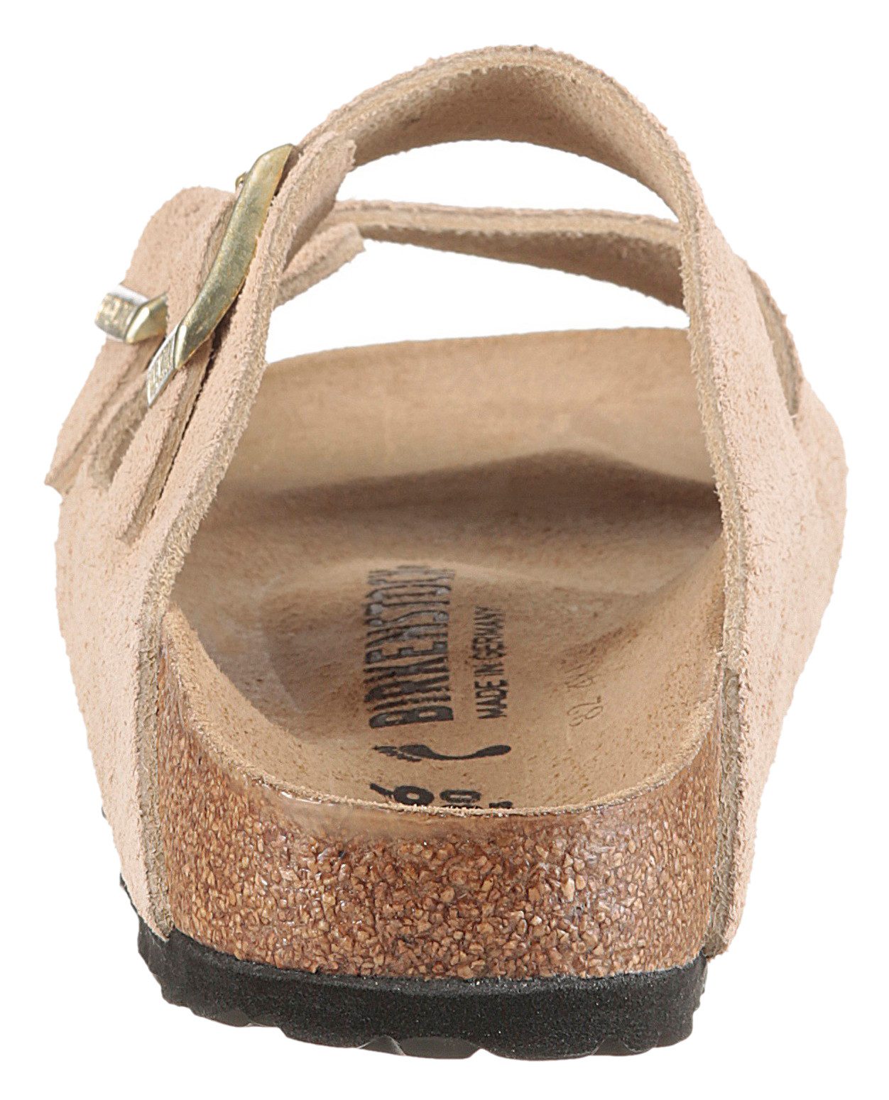 Birkenstock Arizona Suede SFB Pantolette Sommerschuh, günstig online kaufen