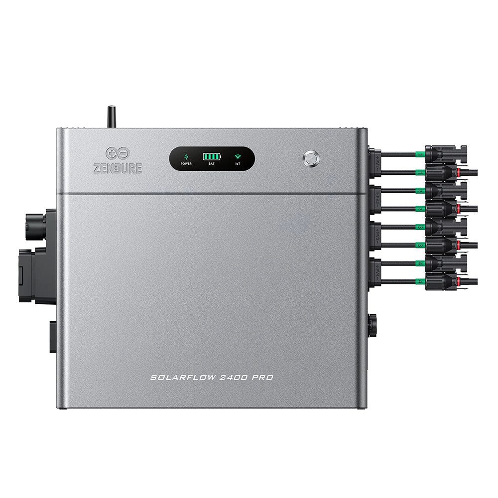 Zendure Wechselrichter Zendure SolarFlow 2400 Pro Speicherlösung für Balkonkraftwerk 0% MwSt., (Packung, 1 Stück), Nutzbar mit kompatiblen Zendure Akkus – Bild 2 von 5