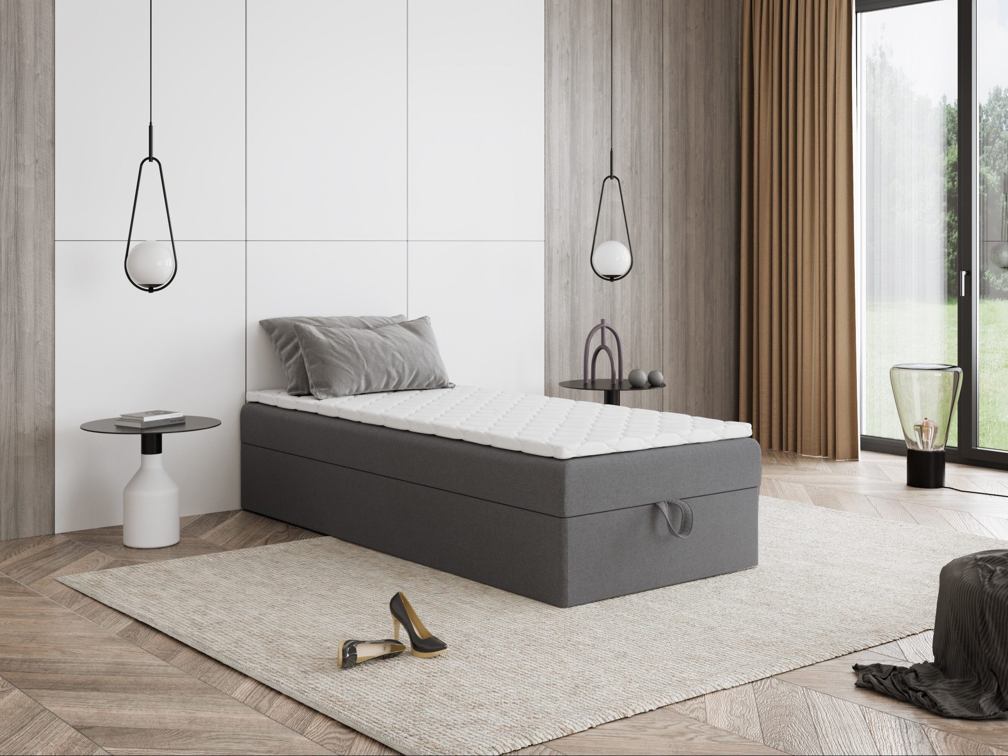 Godre Boxspringbett mit Bettkasten MIRA Mini günstig online kaufen