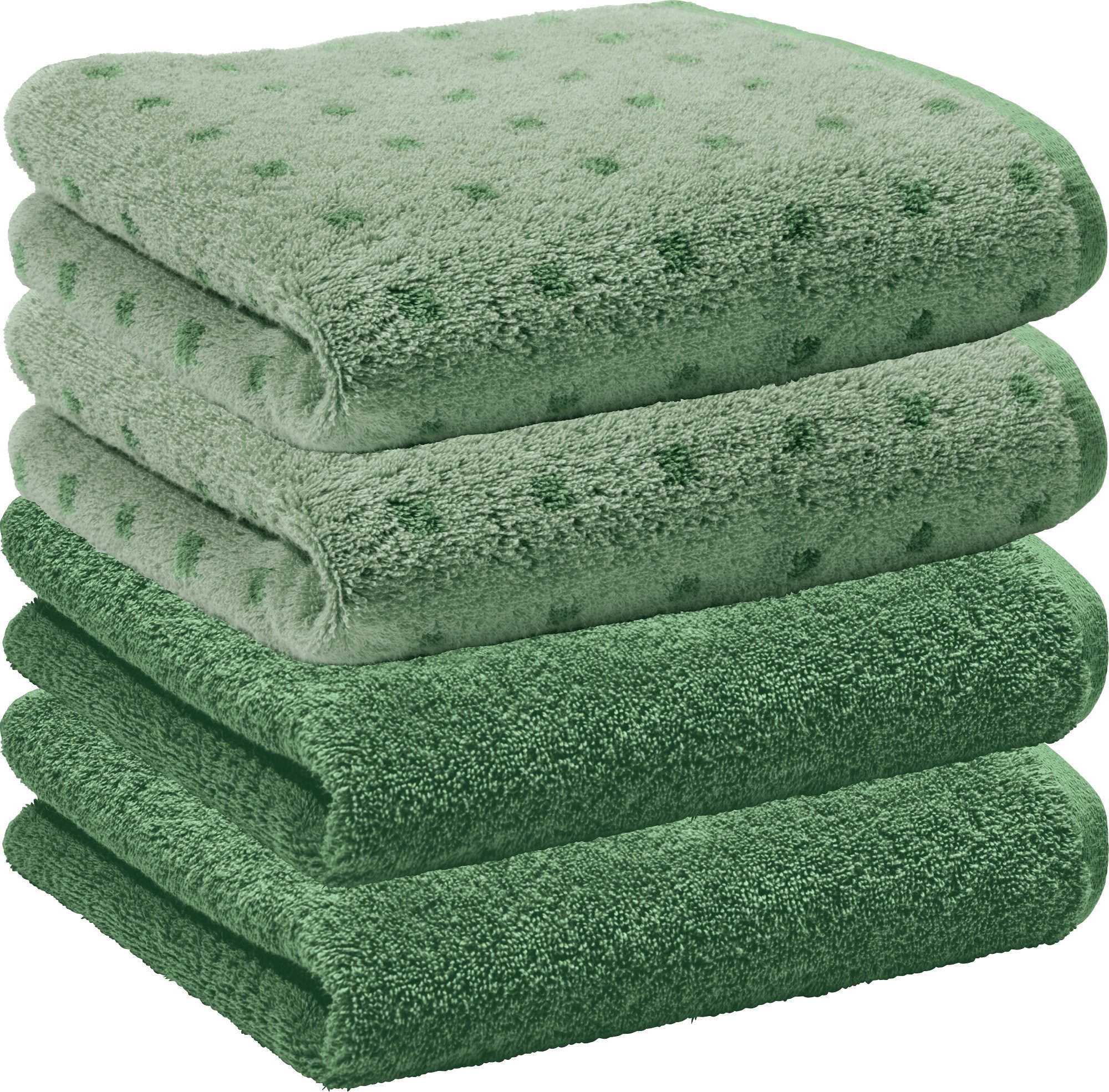 Erwin Müller Handtuch Handtuch "Sigmaringen" 4er-Pack, Frottier, Walk-Frott günstig online kaufen