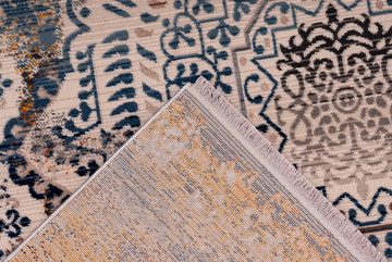 Teppich Alkan, Home affaire, rechteckig, Höhe: 5 mm, Kurzfor, Orient-Optik, Vintage, mit Fransen