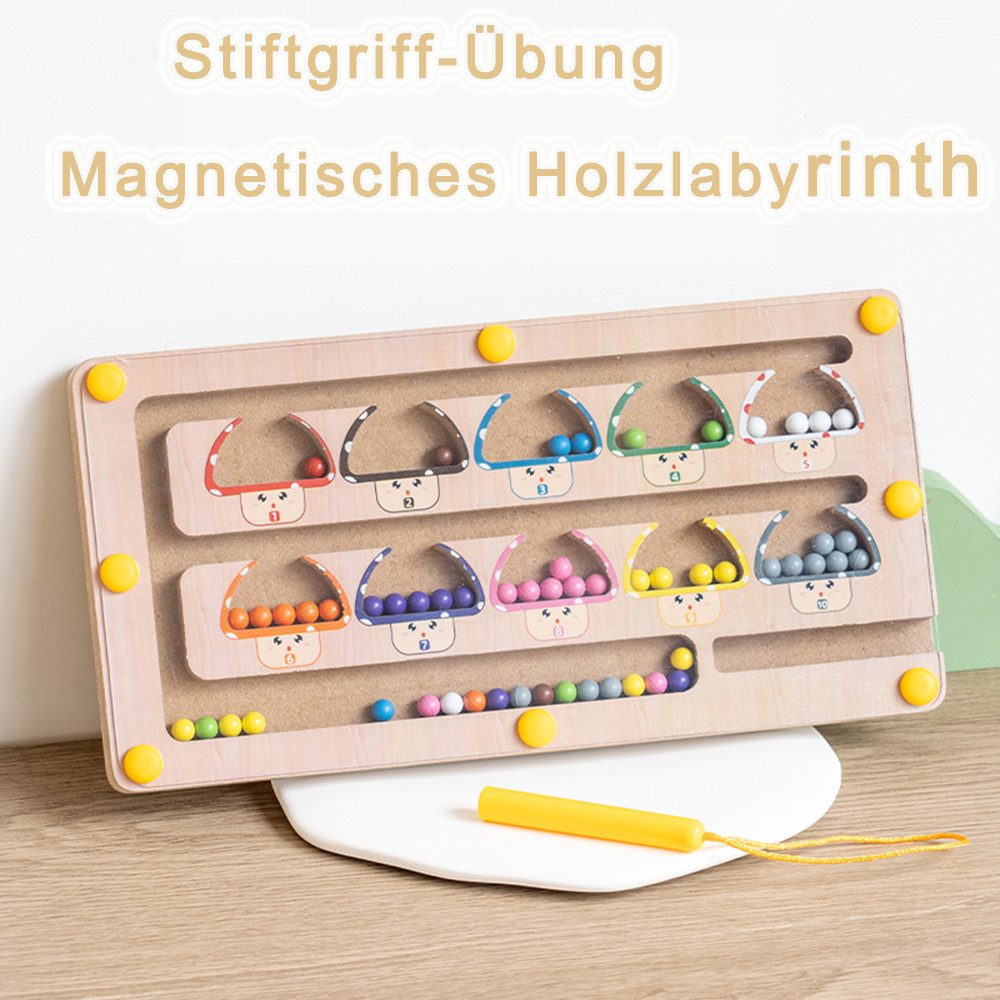 CLTYQ Lernspielzeug Montessori Spielzeug Magnetspiel Labyrinth günstig online kaufen