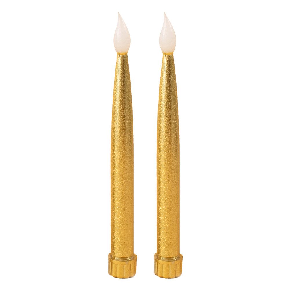 MUPOO LED-Kerze LED Flammen Flammenlose Batteriebetriebene 2er-Pack Elektri günstig online kaufen