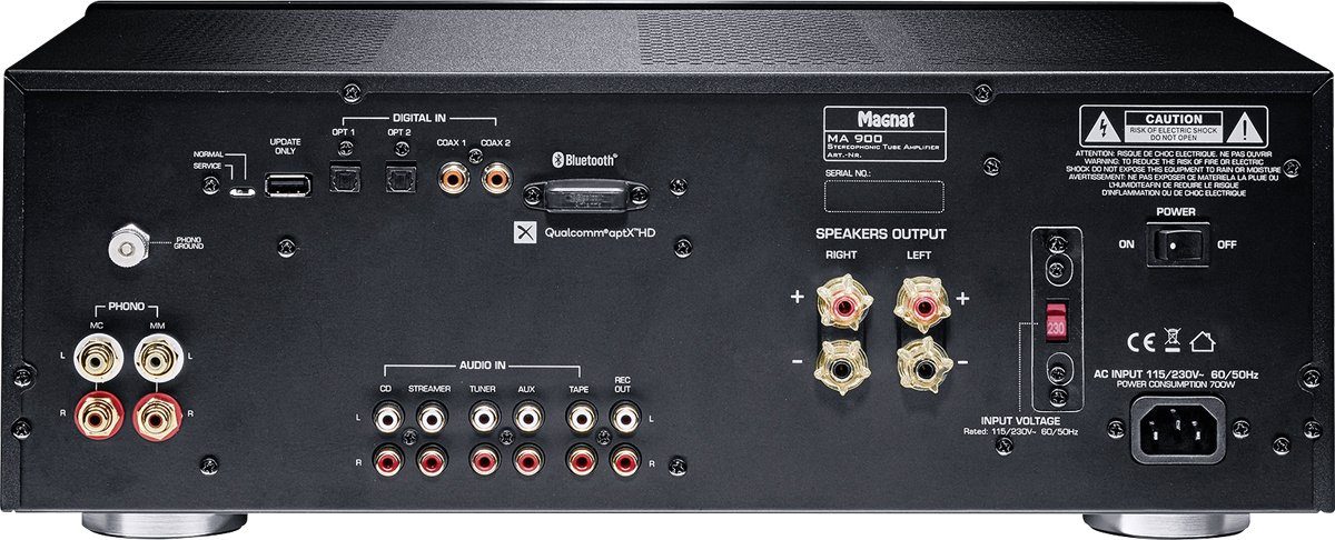 schwarz Vollverstärker Magnat Stereo 900, Hybrid-Verstärker MA