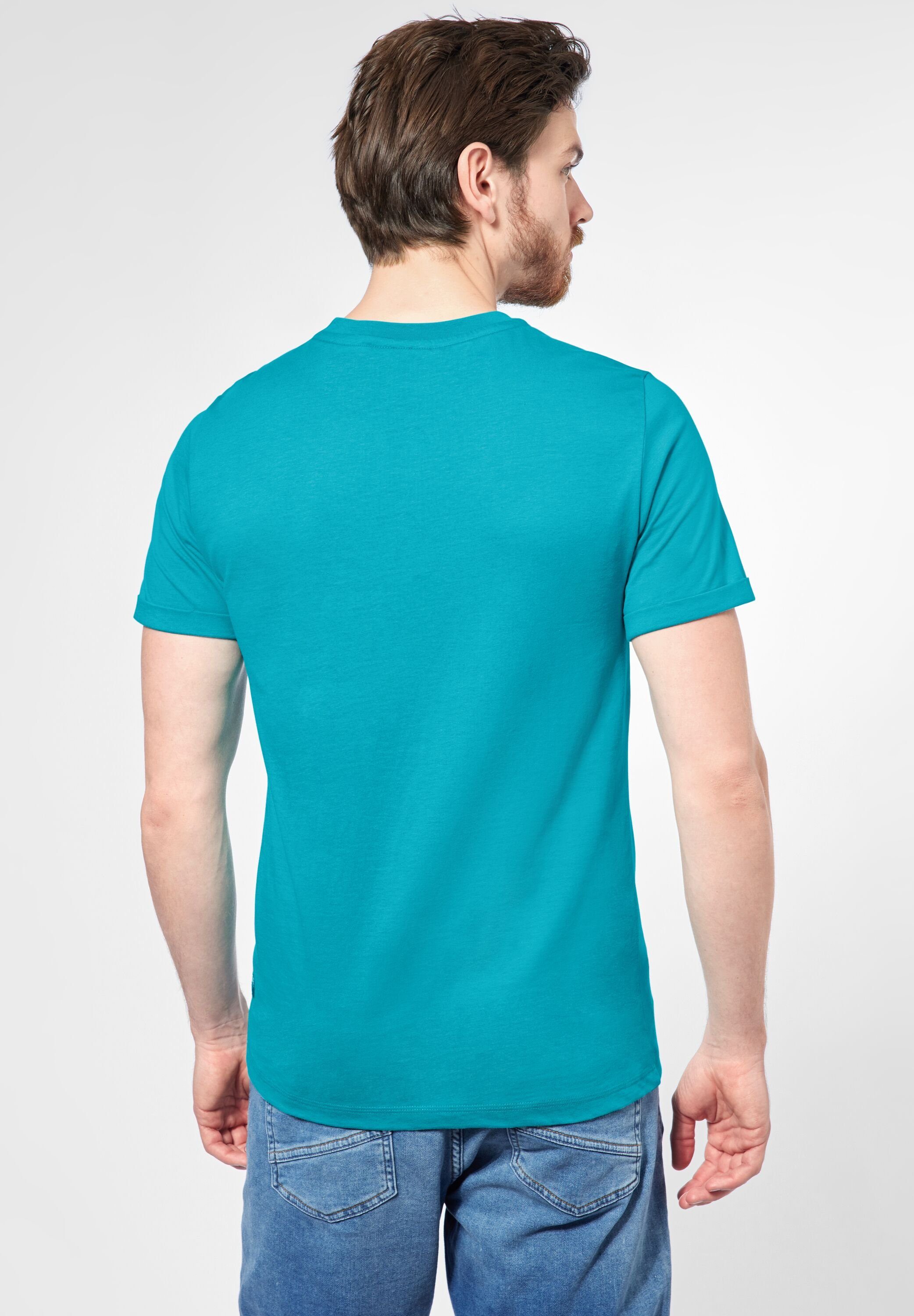 STREET T-Shirt antigua Print-Mix ONE mit blue MEN