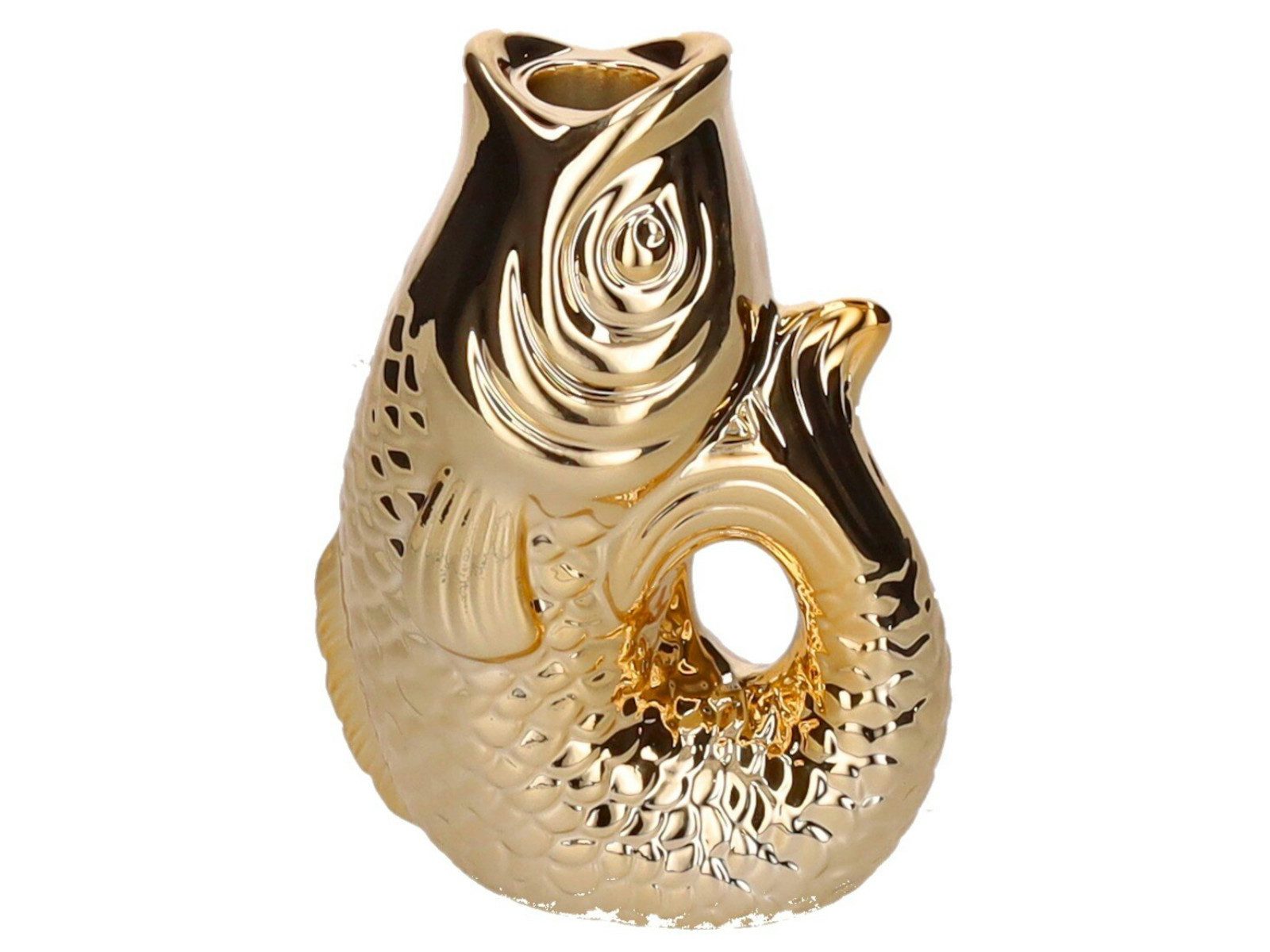 Giftcompany Kerzenhalter Monsieur Carafon Kerzenhalter Fisch S gold 16,2cm günstig online kaufen
