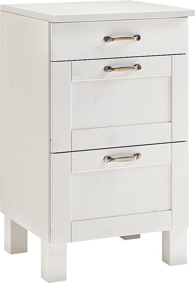 Home affaire Unterschrank Alby Breite 50 cm, 3 Schubladen