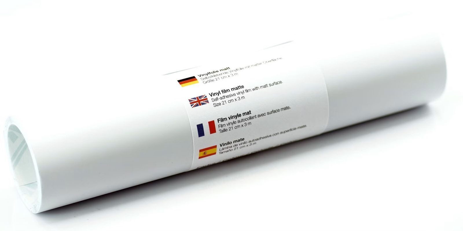 kreativplotter.de Plotterfolie Vinylfolie, (matt, }, 21 x 300 cm), Wandtattoofolie