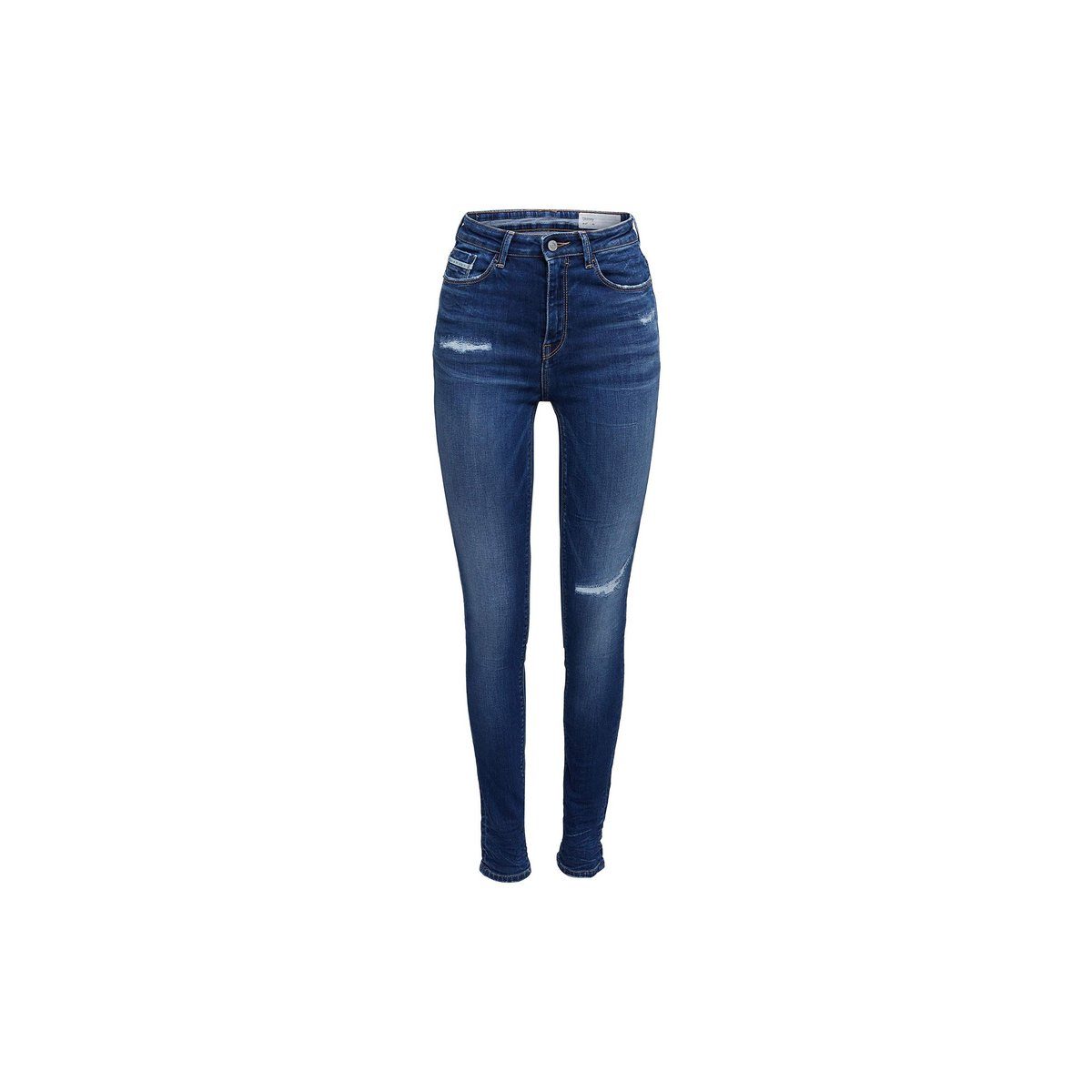 dunkel-blau regular Esprit (1-tlg) 5-Pocket-Jeans