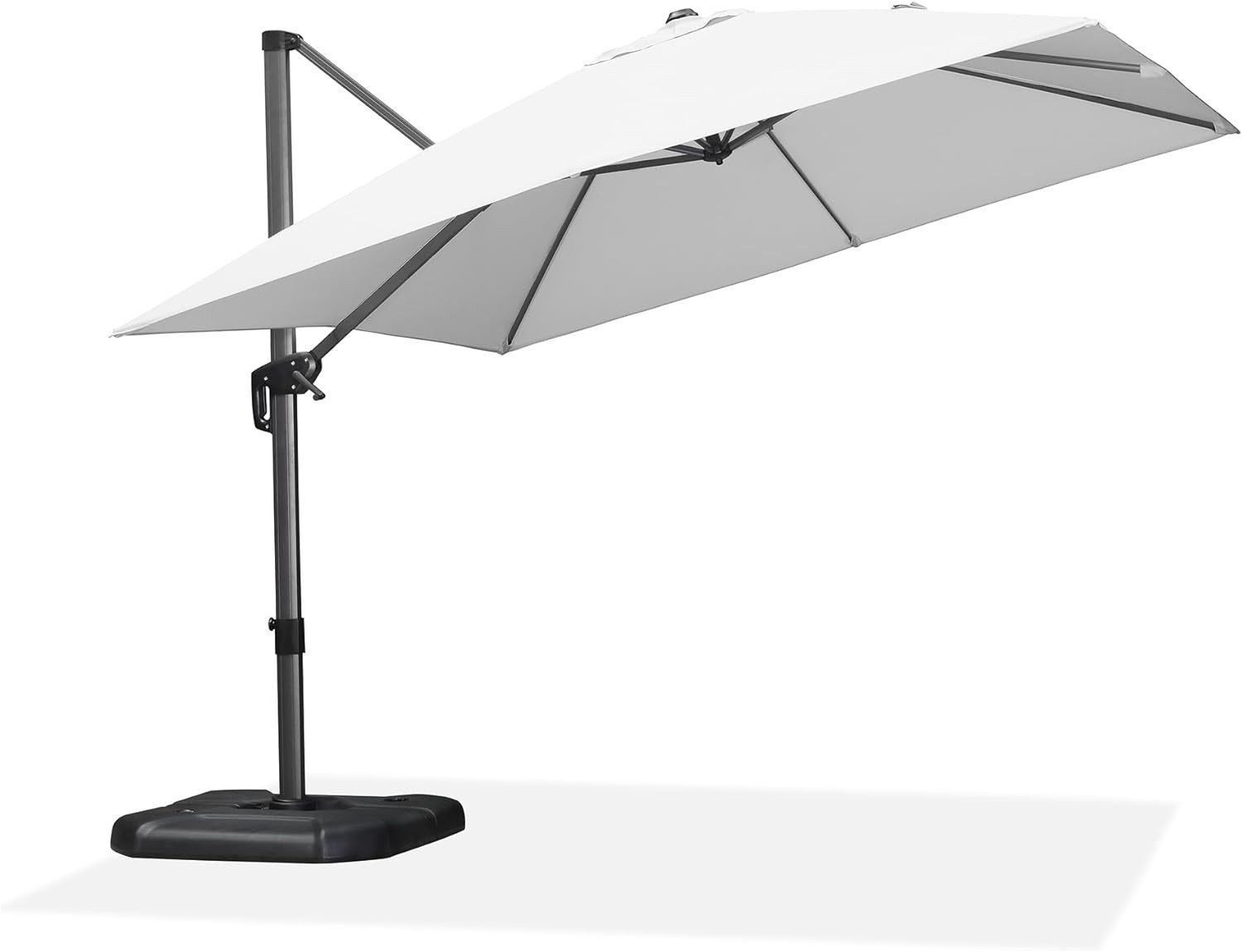 PURPLE LEAF Ampelschirm Quadratischer Terrassenschirm, Alu günstig online kaufen