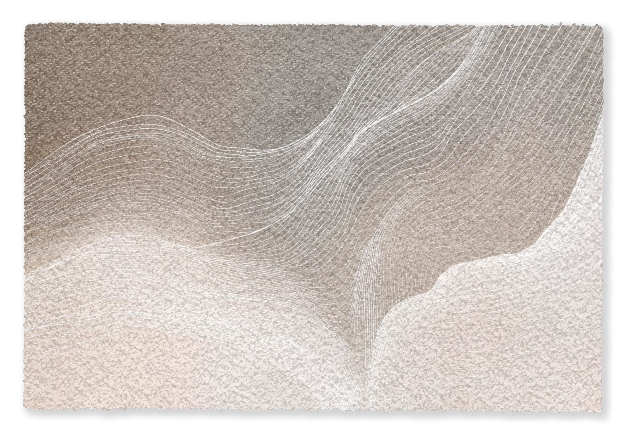 MuchoWow Fußmatte Wellenlinien - Luftströme - Harmonisch, Rechteckig, innen Schmutzfangmatte, Tür, Schmutzfänger Flur, Teppich 60x40 cm