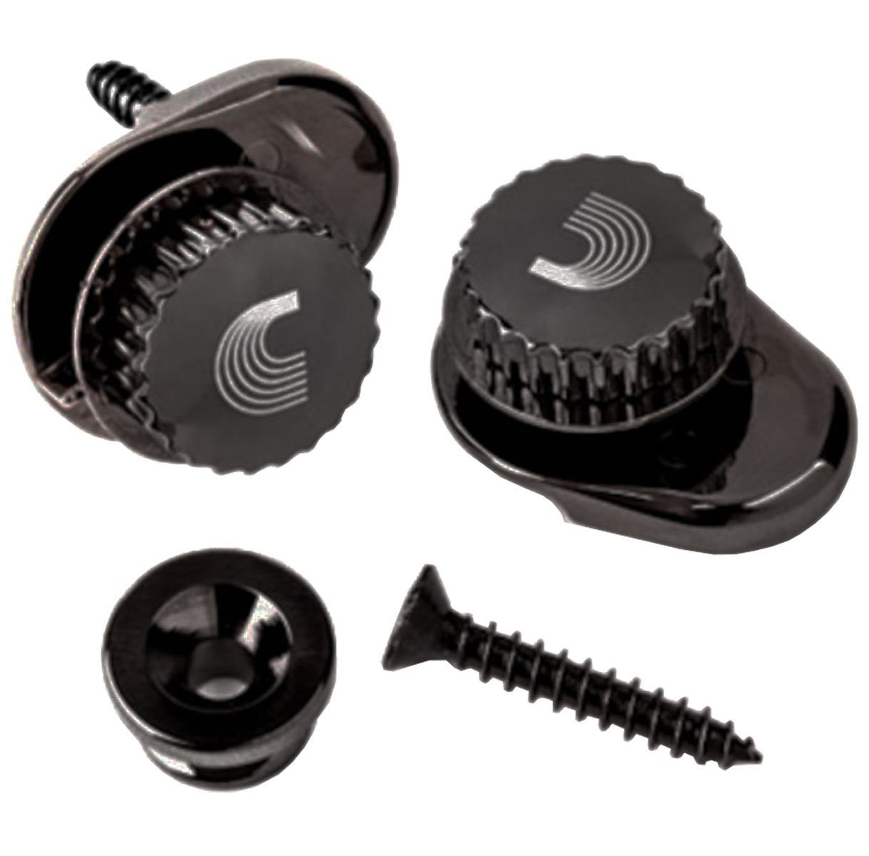 Gitarrengurt Planet Waves Strap Locks System für Gitarre Schwarz