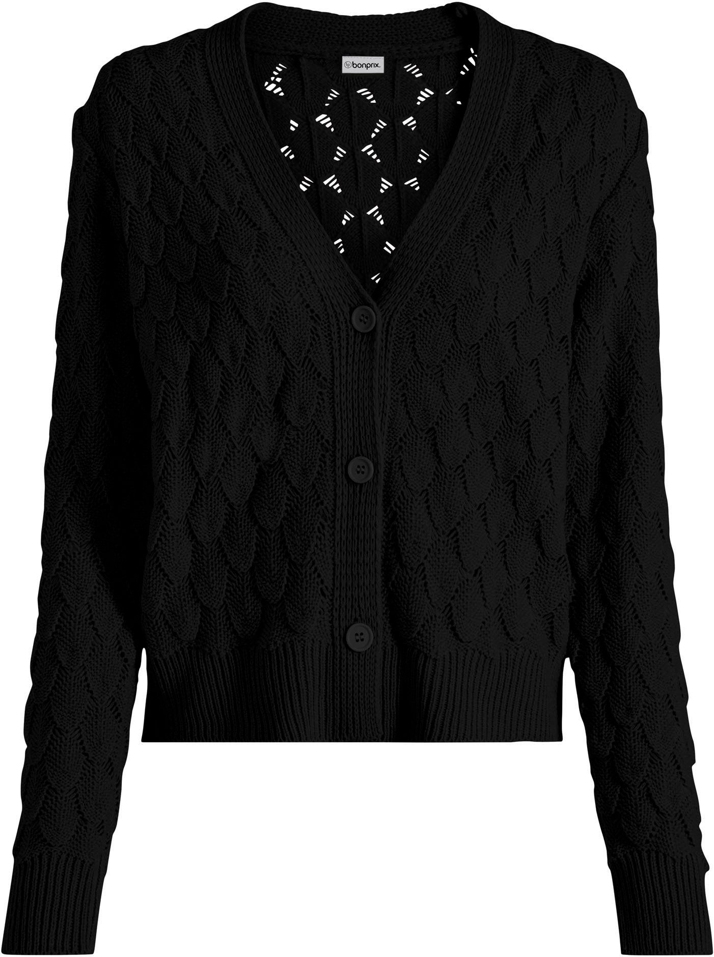 Ajourstrickjacke