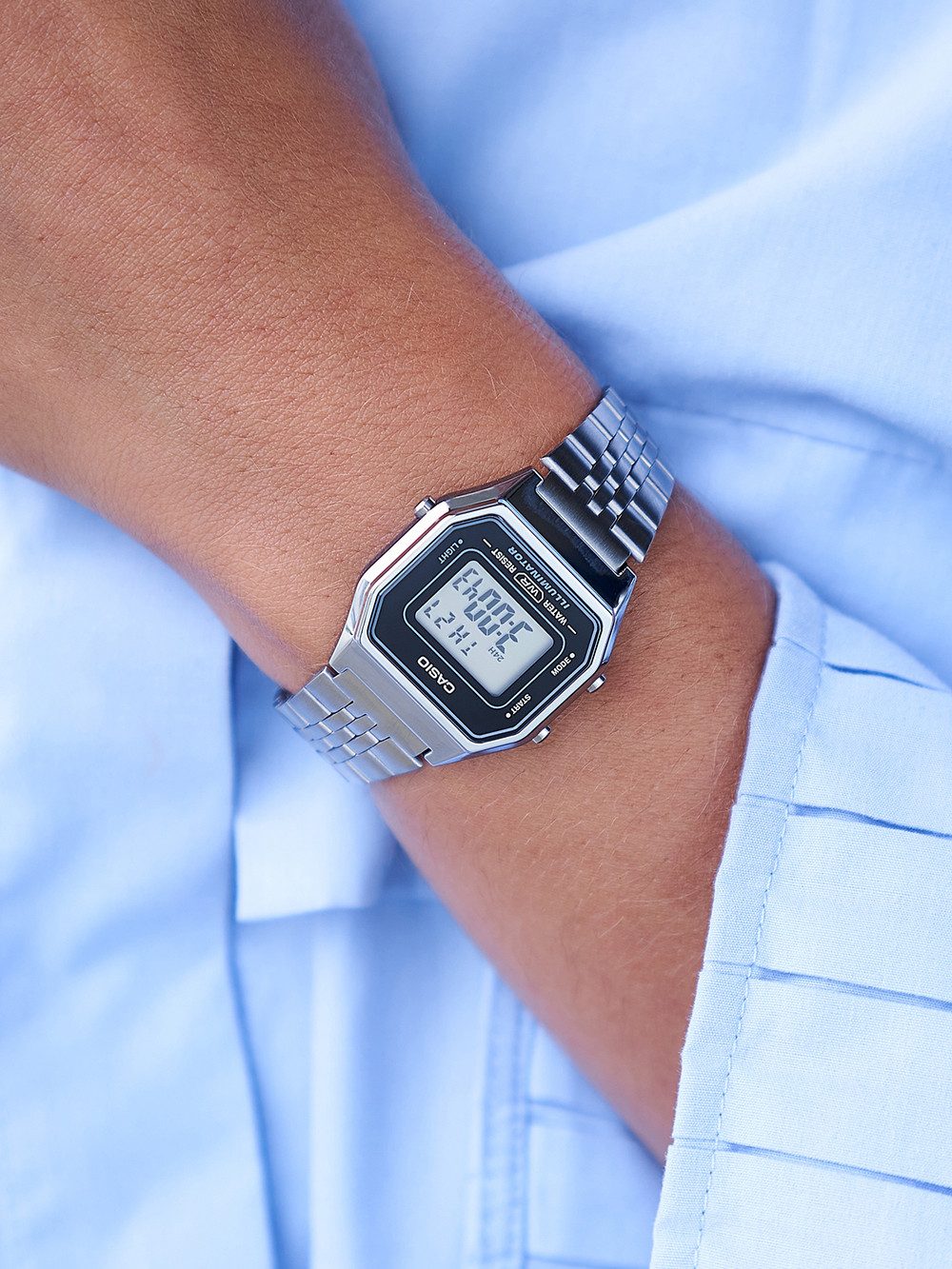 CASIO Quarzuhr CASIO LA680WEA-1EF Collection Unisex Uhr 28mm 3ATM CASIO LA680WEA-1EF Collection Unisex Uhr 28mm 3ATM