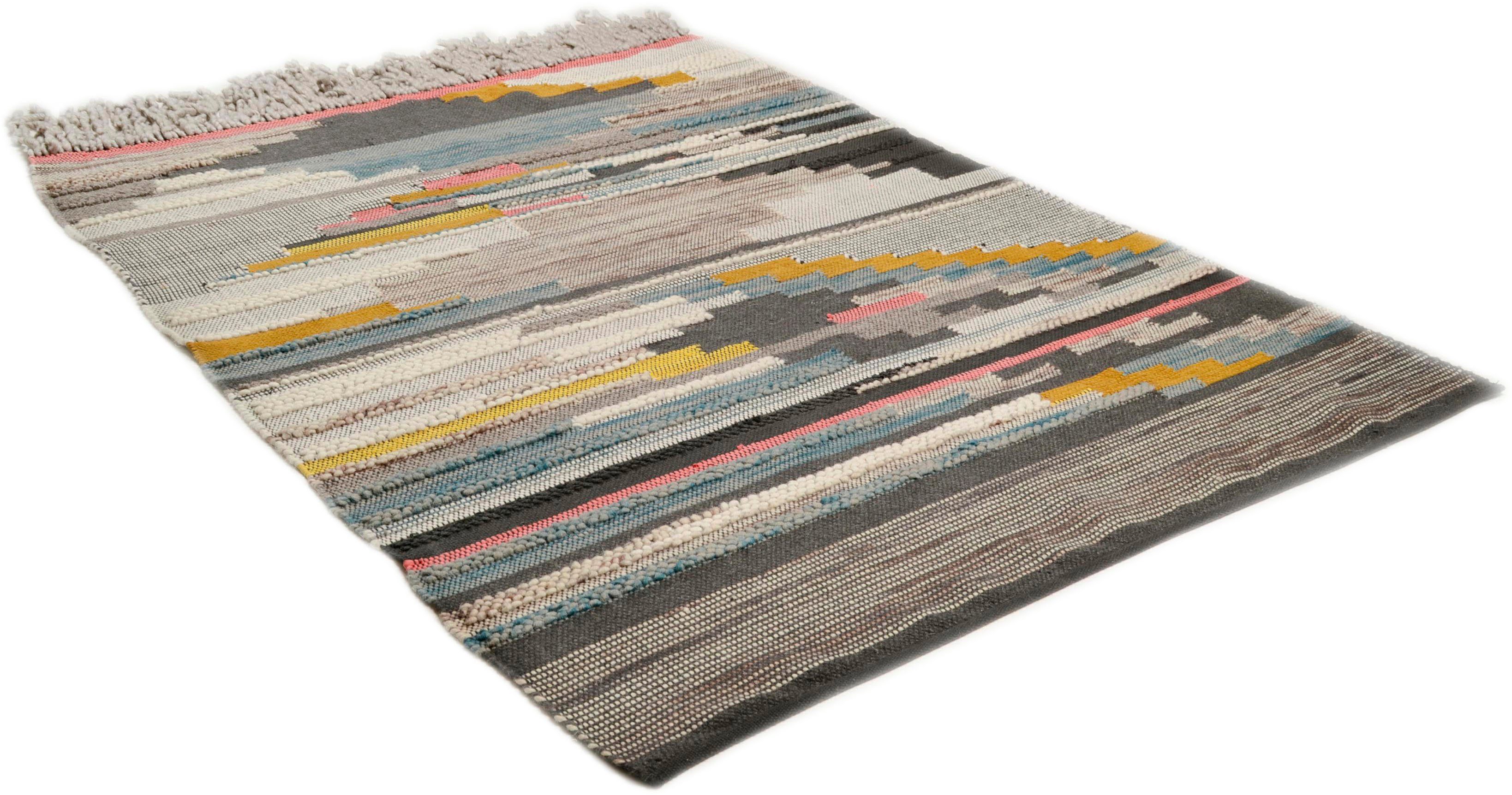 Teppich »Nomadic 3912«, THEKO, rechteckig, Höhe 7 mm, handgewebt, mit Fransen, Wohnzimmer-Otto