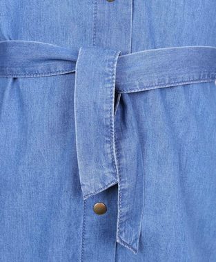Sarcia.eu Jeanskleid Blaues Jeanskleid mit Knöpfen T-Shirt-Kleid Druckknöpfe 8-9 Jahre