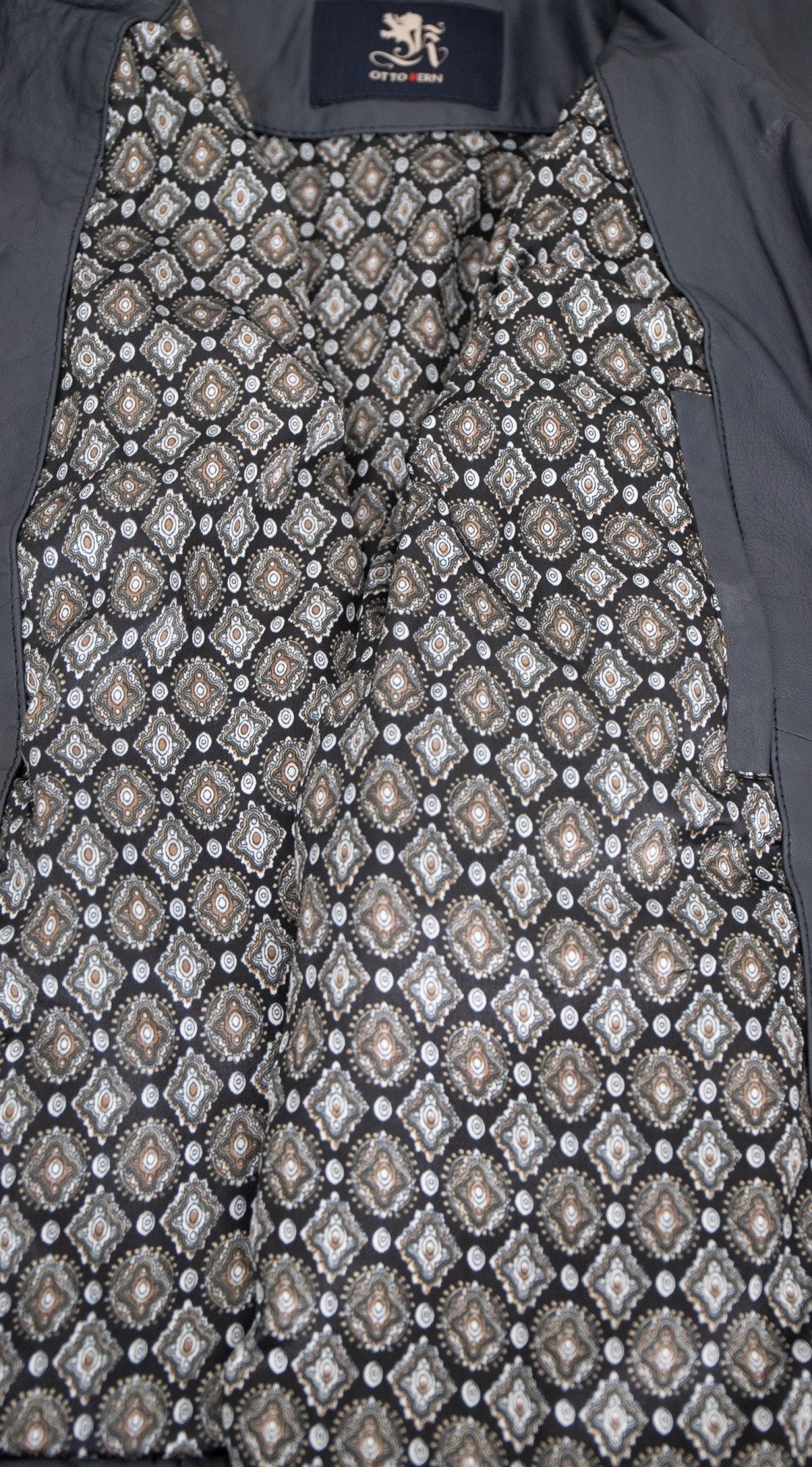 Otto Kern Lederjacke Lotta OTTO KERN - Damen Lederjacke Lammnappa navy