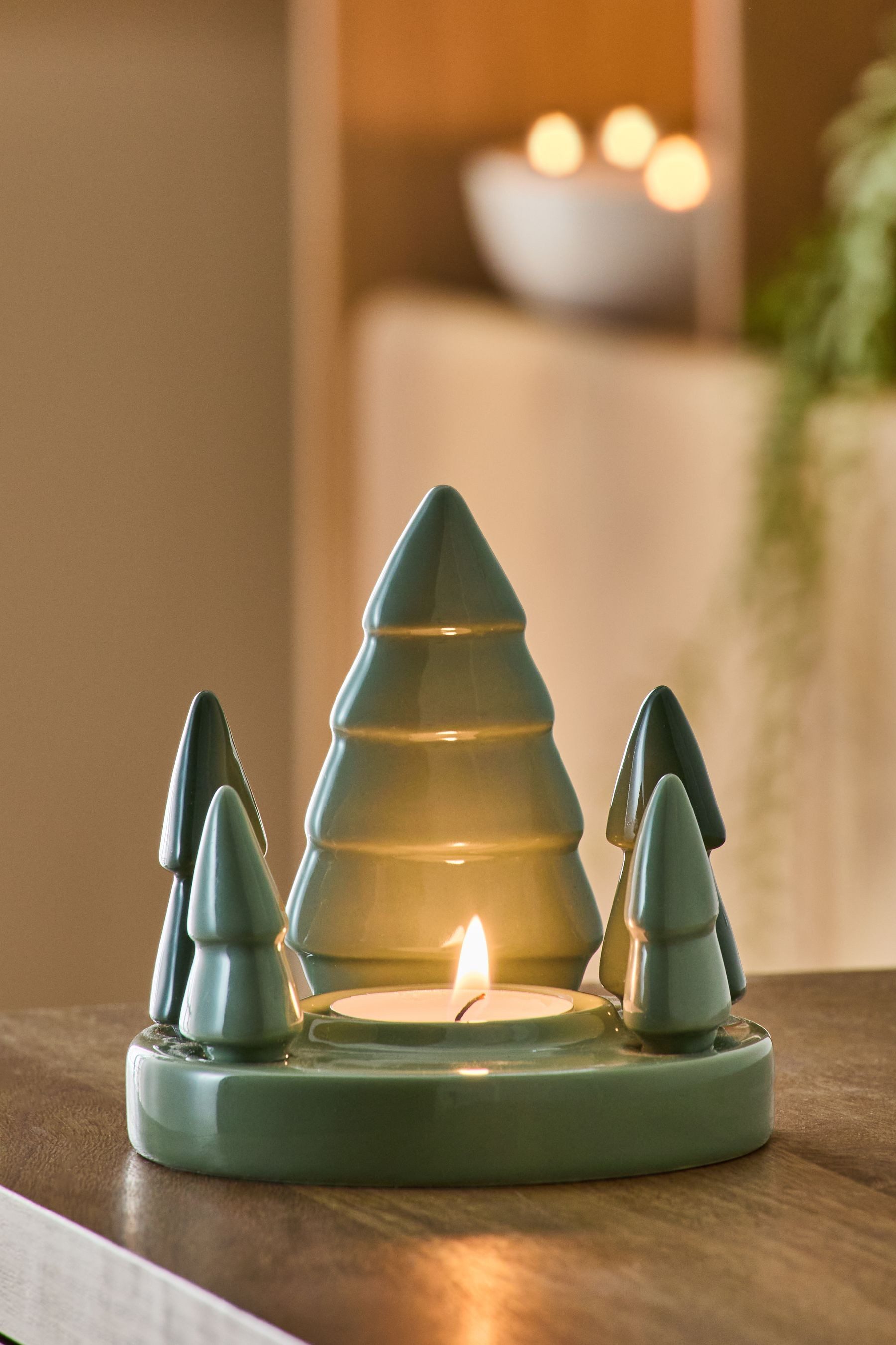 Next Teelichthalter Weihnachtlicher Teelichthalter, Weihnachtsbaum günstig online kaufen