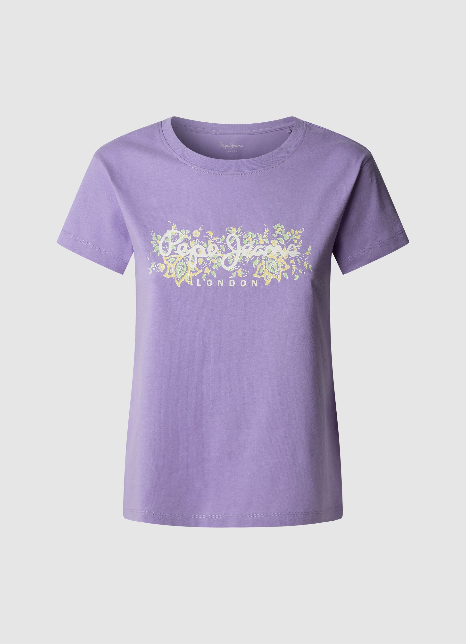 Pepe Jeans T-Shirt AVA mit floralem günstig online kaufen