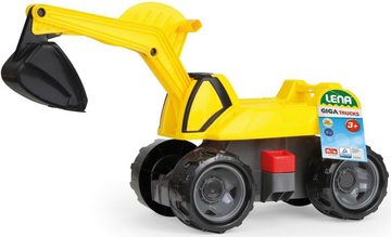 Lena® Spielzeug-Aufsitzbagger Giga Trucks Pro X, Made in Europe