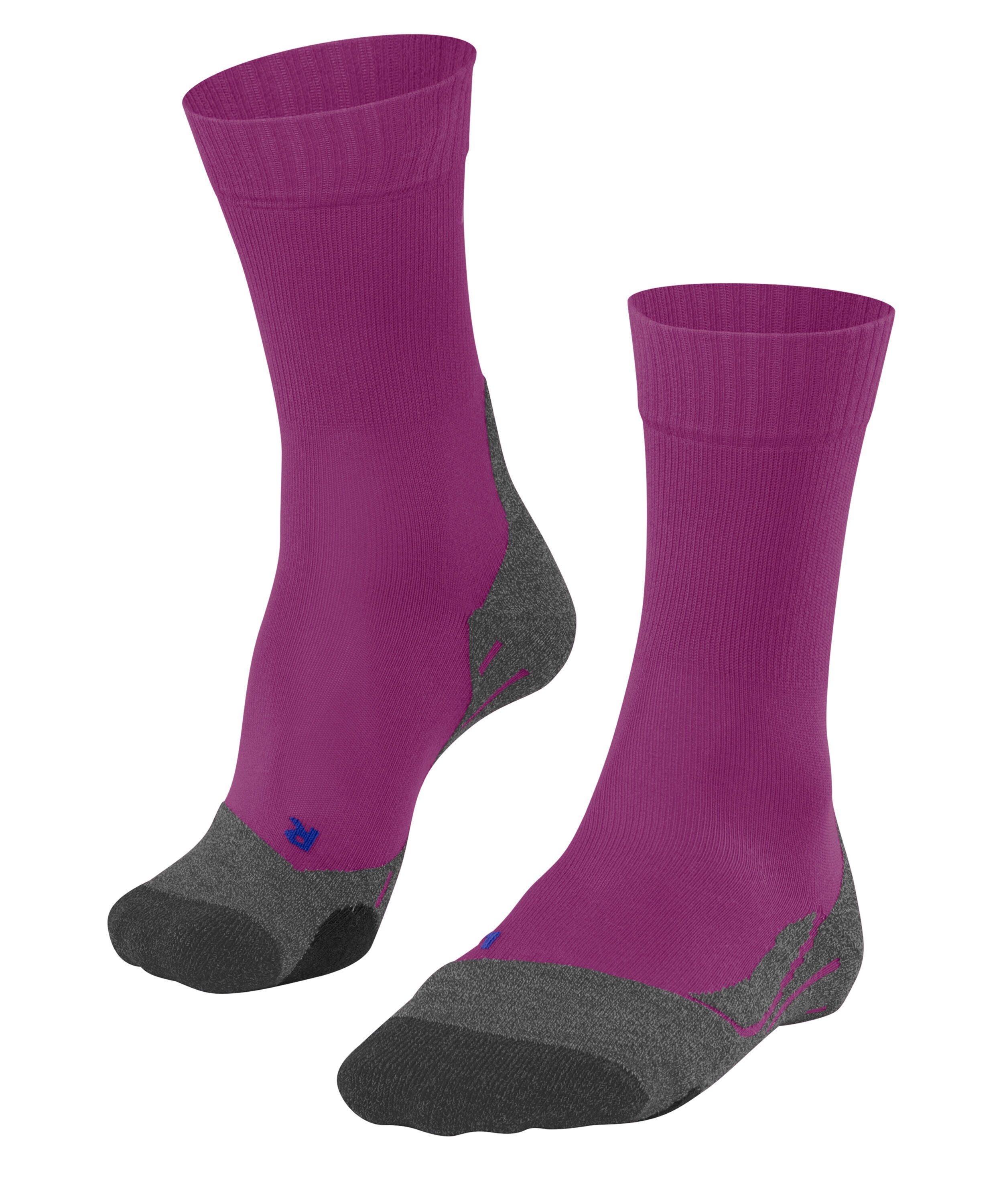 FALKE Wandersocken TK2 Explore Cool (1-Paar) Hoher Komfort im Mittelgebirge radiant orchid (8692)