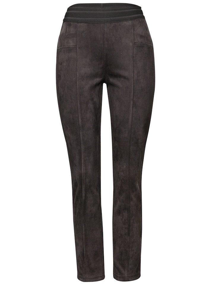 STREET ONE 3/4-Hose STREET ONE / Da.Casual-Hose / Style LTD QR Hope Velour günstig online kaufen