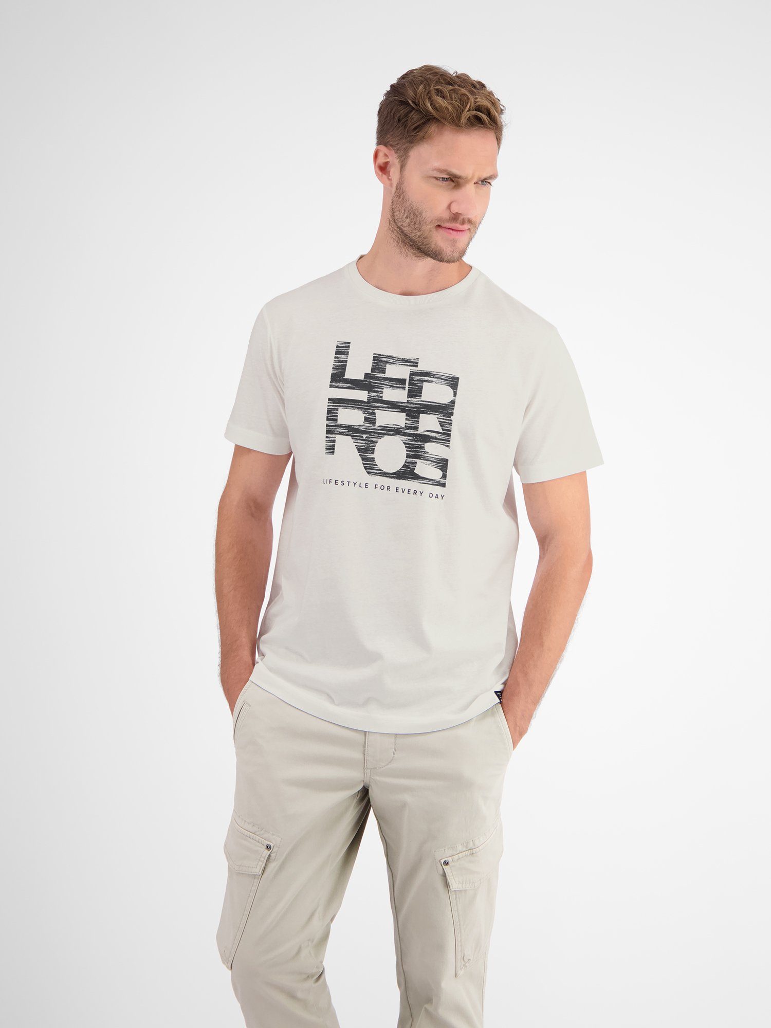 T-Shirt LERROS T-Shirt mit LERROS Print