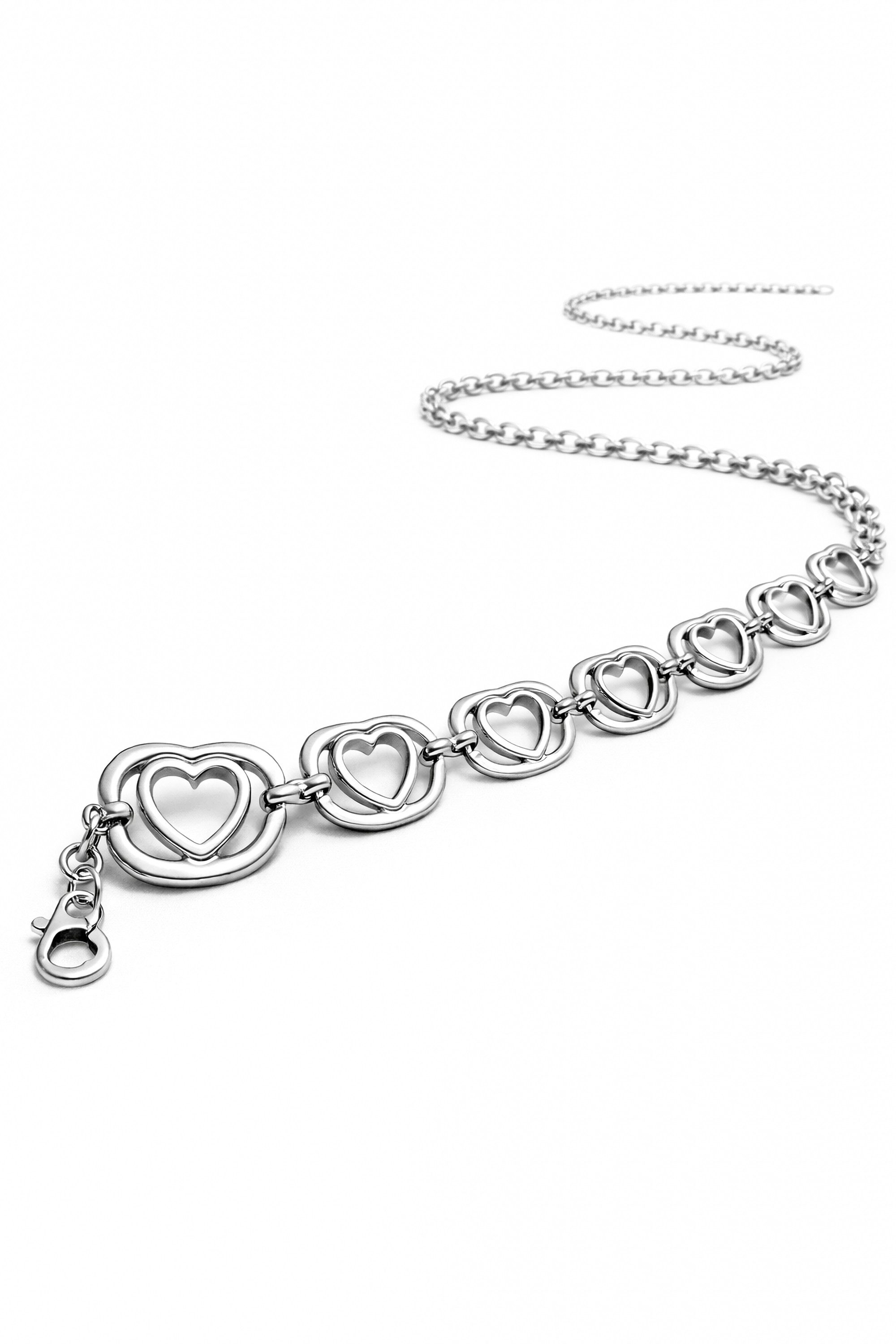 COLLEZIONE ALESSANDRO Kettengürtel Love mit Herzen, Made in Italy