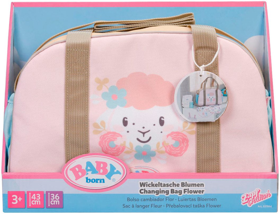 Baby Born Puppen Wickeltasche Wickeltasche Blumen