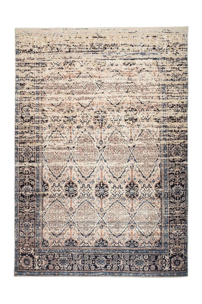 Qiyano Teppich Kurzflorteppich Pambo 100 Beige 120 x 180 cm, rechteckig, Hö günstig online kaufen